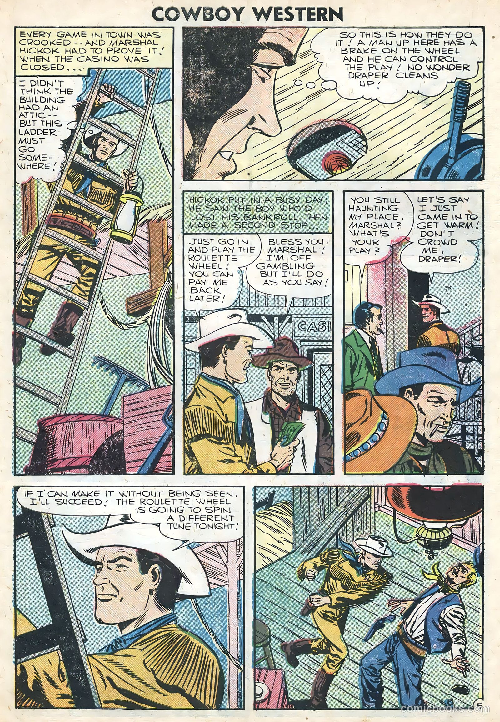 Cowboy Western #61 (1956) — page 7 of 36