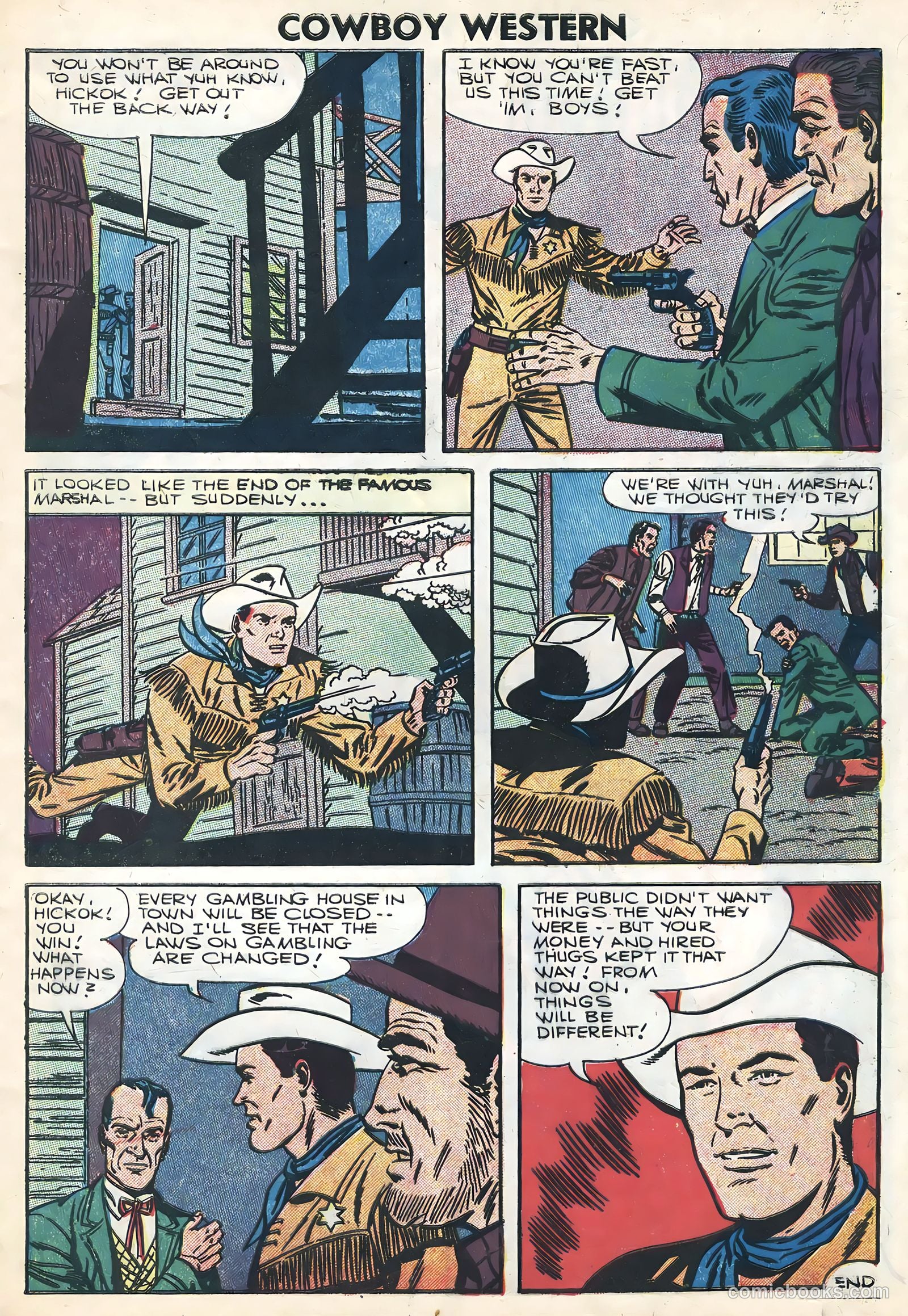 Cowboy Western #61 (1956) — page 9 of 36