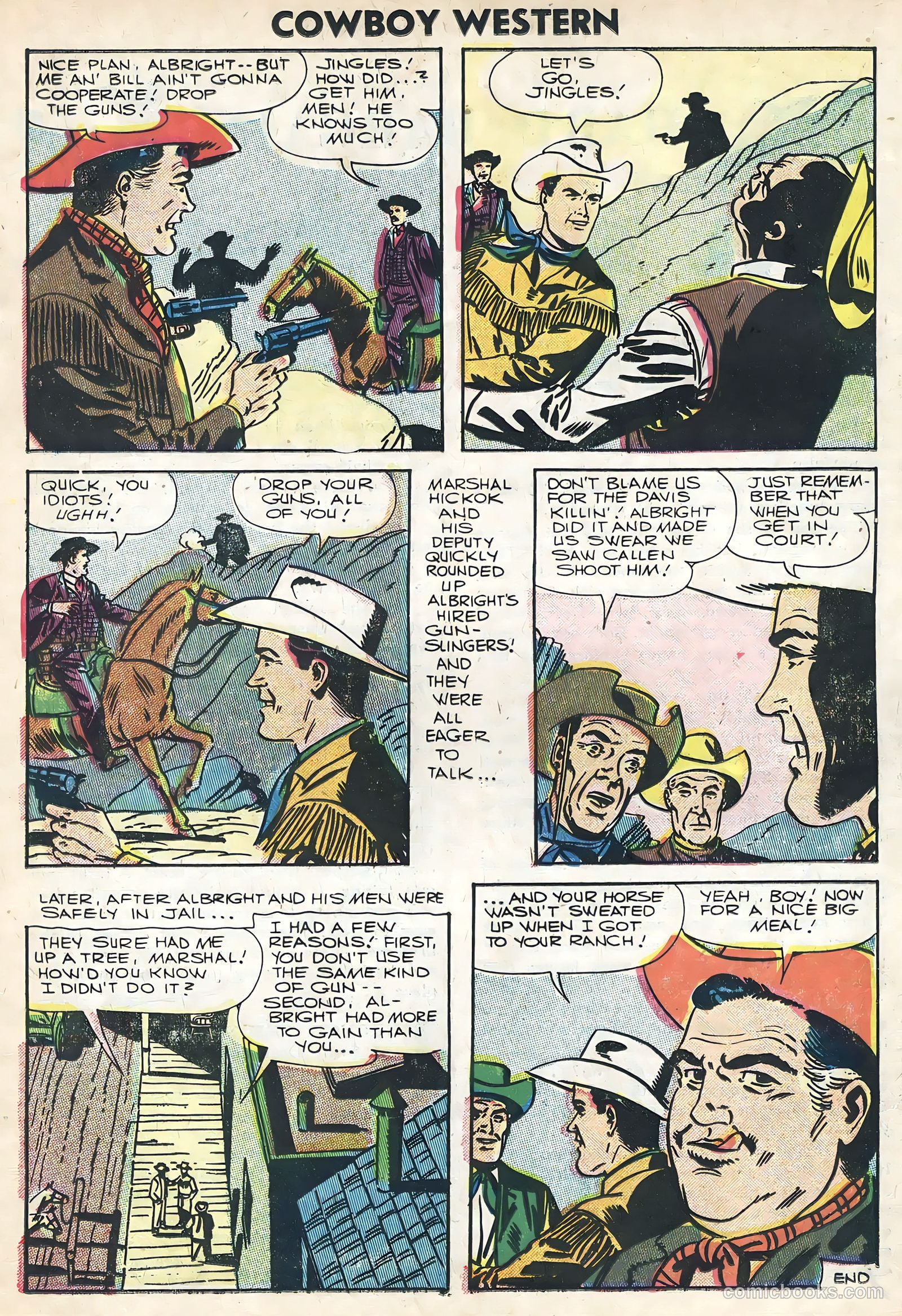 Cowboy Western #61 (1956) — page 15 of 36
