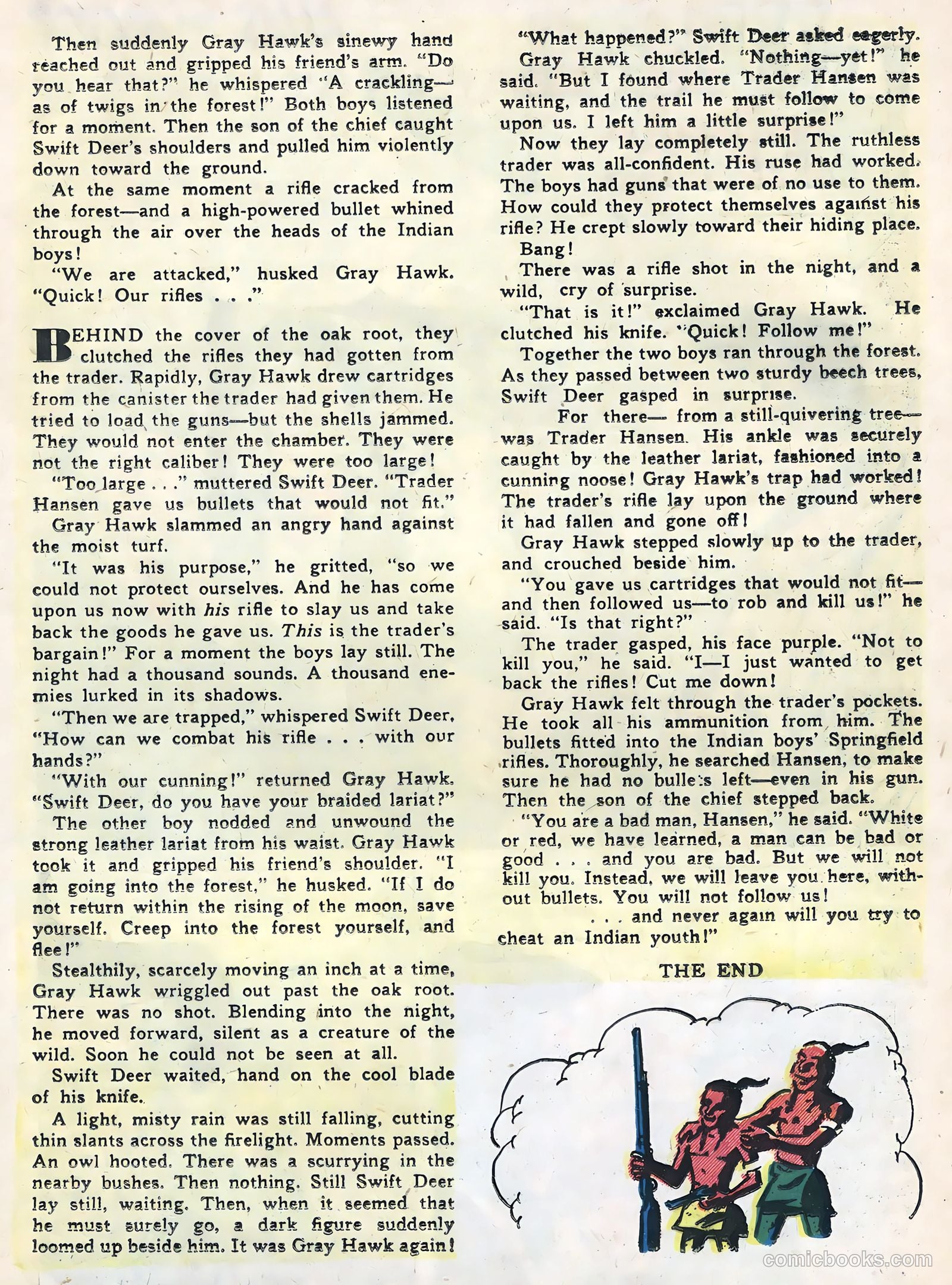Cowboy Western #61 (1956) — page 17 of 36