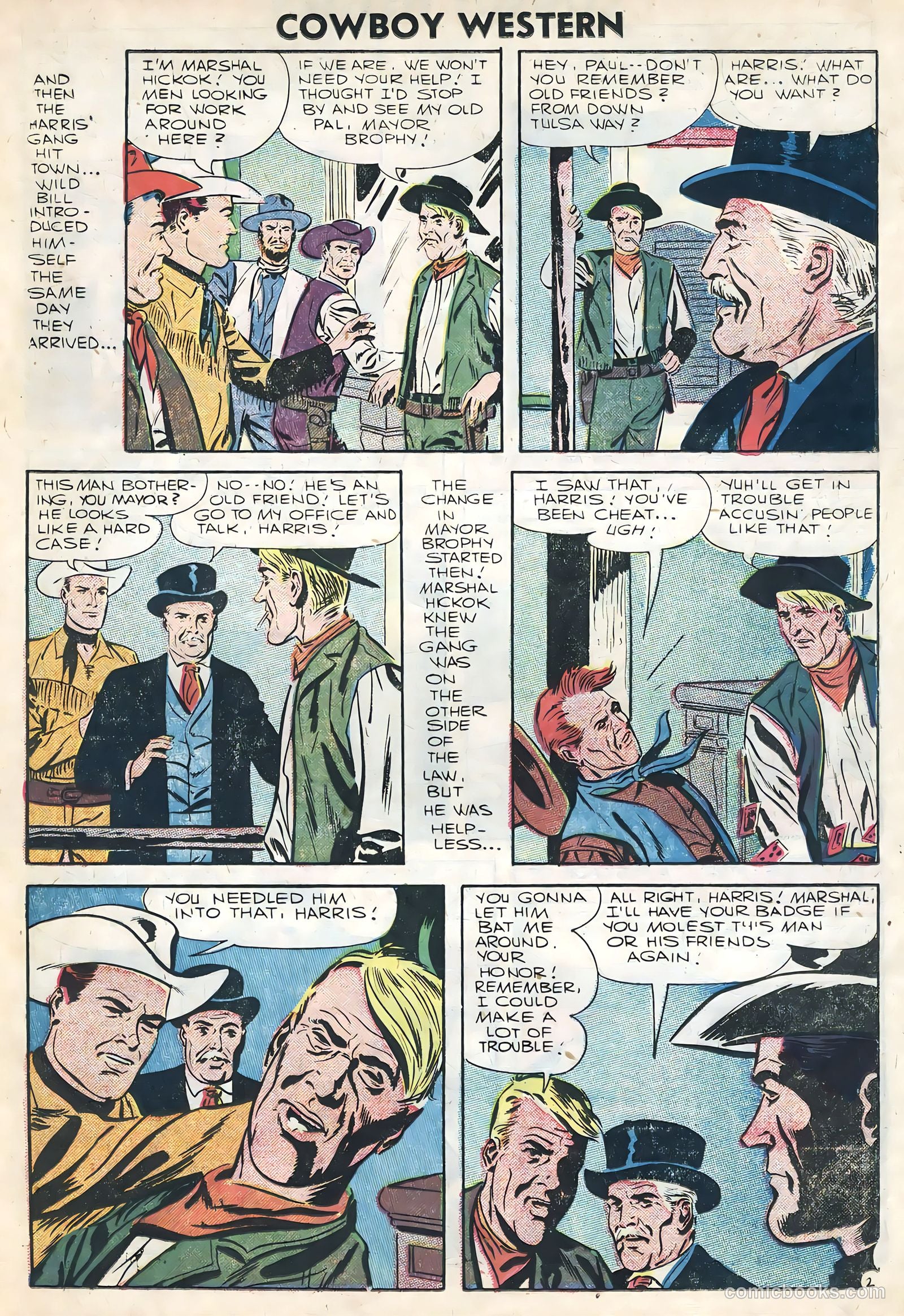 Cowboy Western #61 (1956) — page 19 of 36