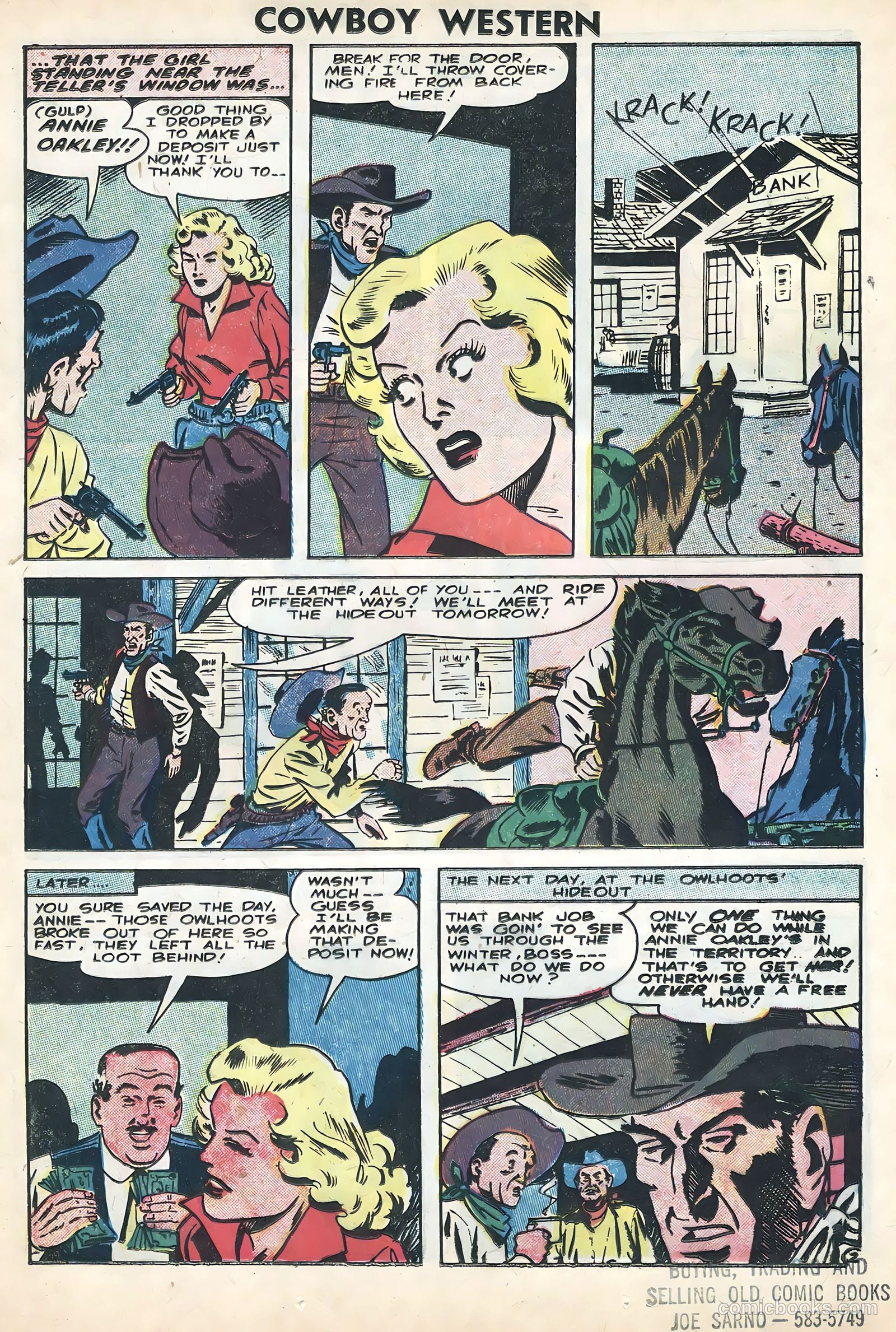 Cowboy Western #61 (1956) — page 25 of 36