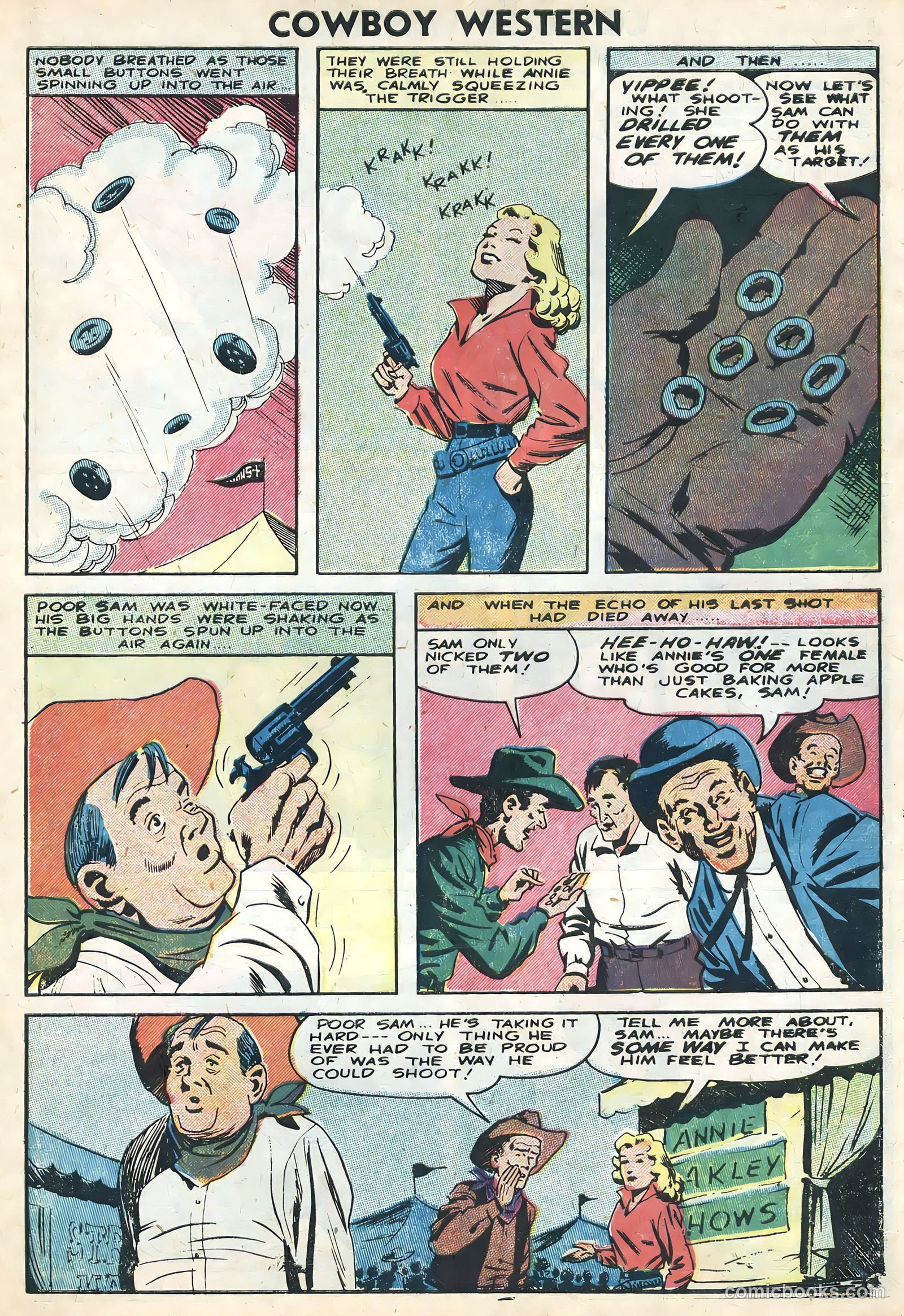 Cowboy Western #61 (1956) — page 27 of 36
