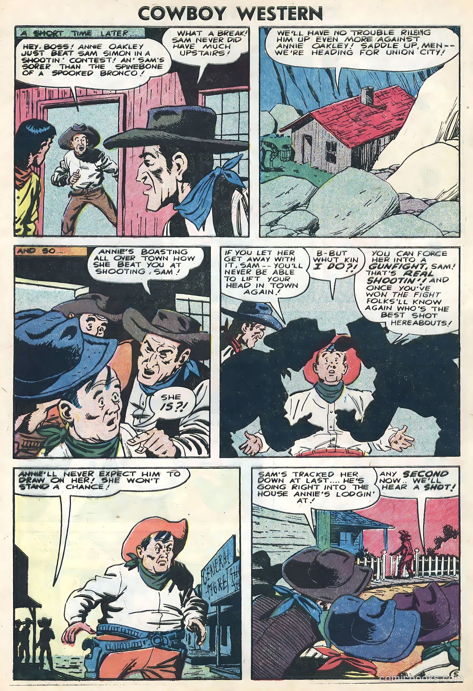Cowboy Western #61 (1956) — page 28 of 36