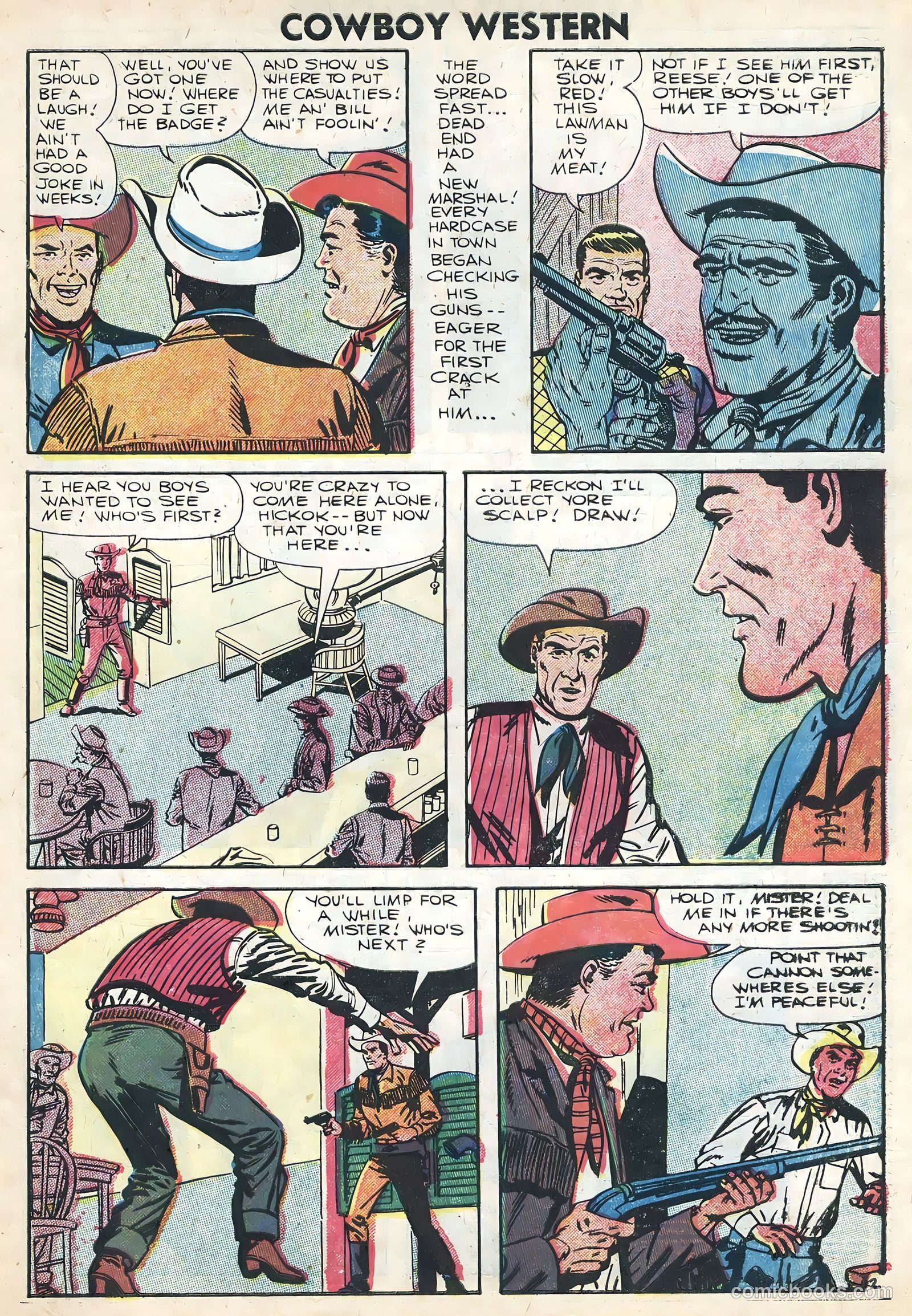 Cowboy Western #61 (1956) — page 31 of 36