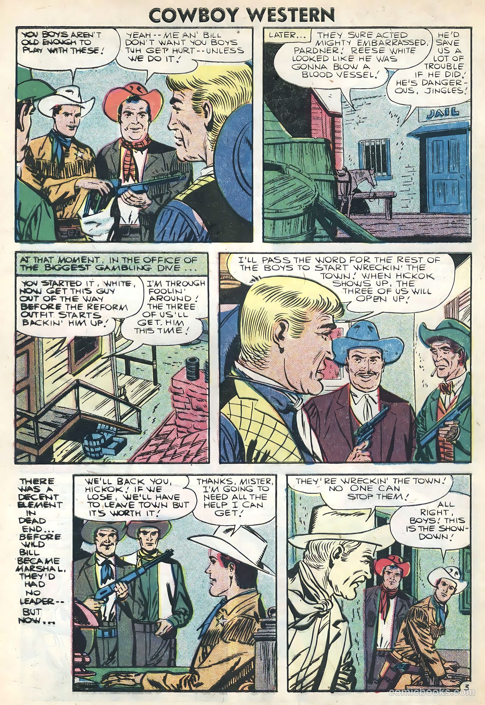 Cowboy Western #61 (1956) — page 32 of 36