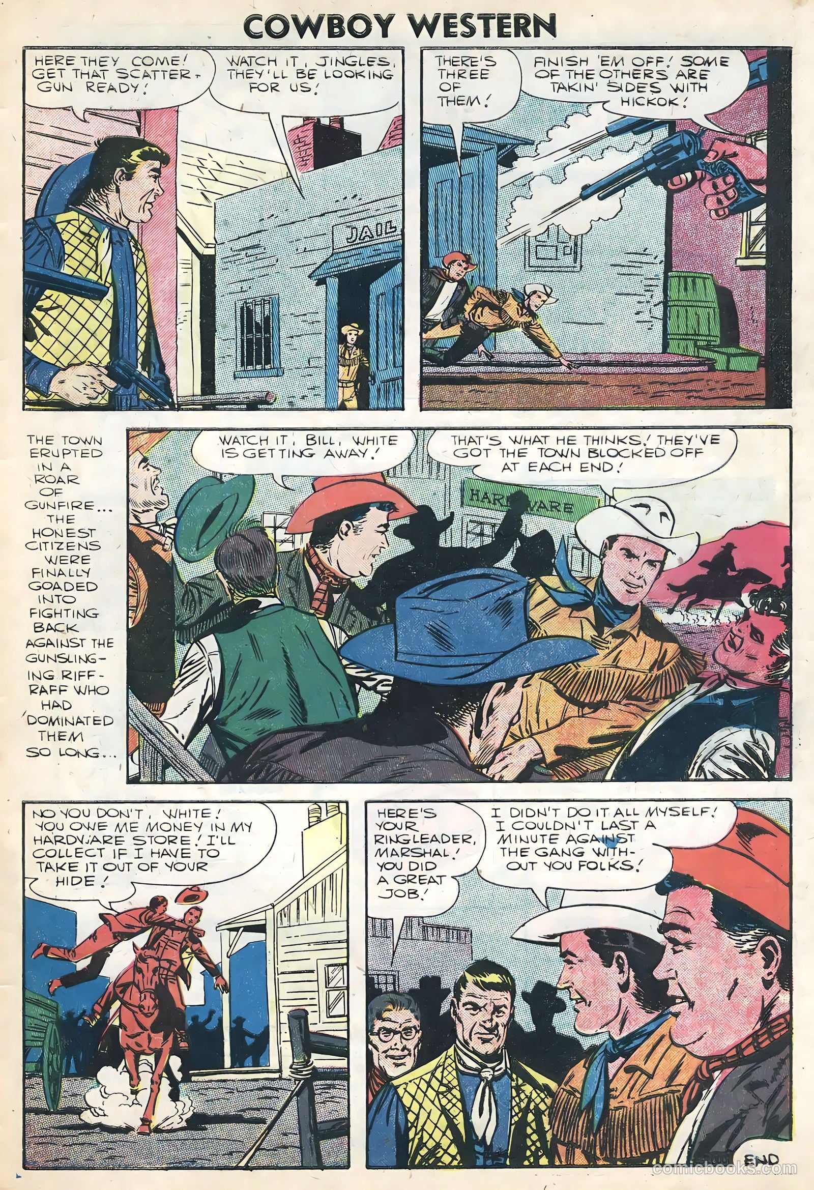 Cowboy Western #61 (1956) — page 33 of 36