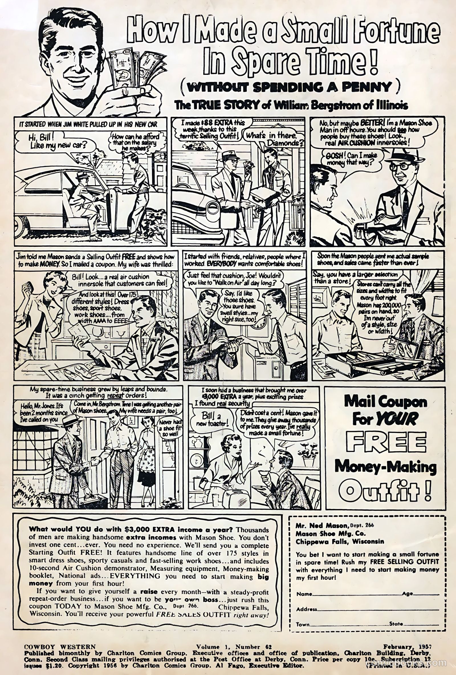 Cowboy Western #62 (1957) — page 2 of 36