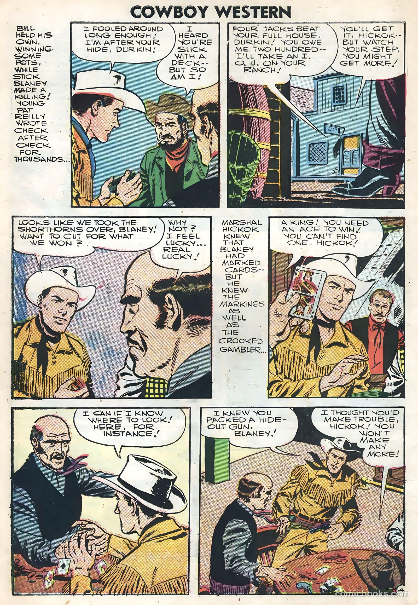 Cowboy Western #62 (1957) — page 6 of 36