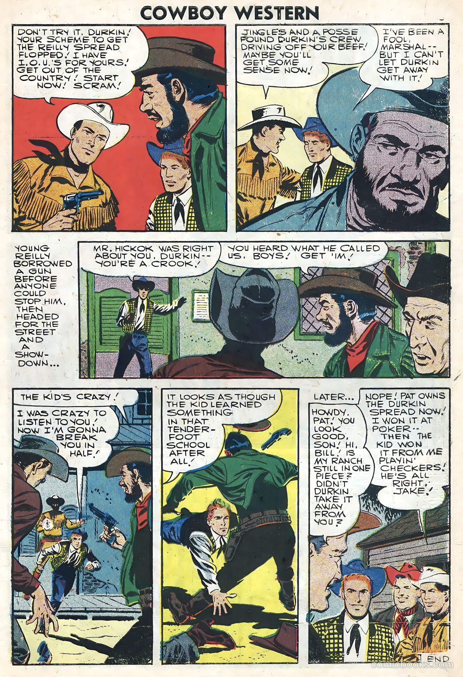 Cowboy Western #62 (1957) — page 7 of 36