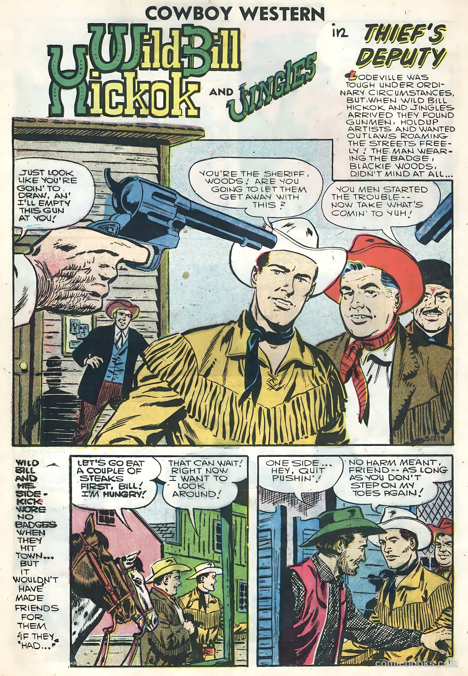 Cowboy Western #62 (1957) — page 8 of 36