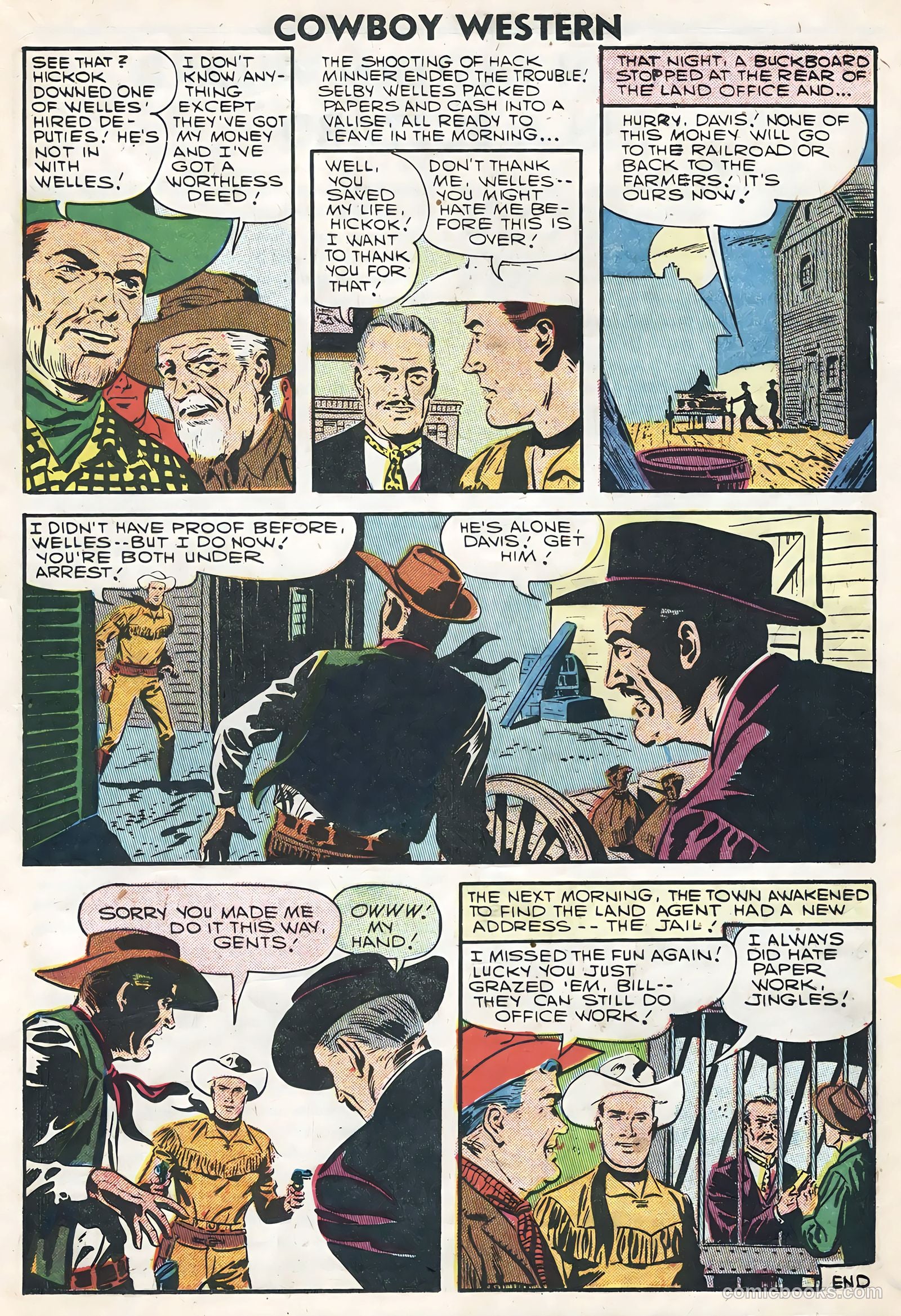 Cowboy Western #62 (1957) — page 17 of 36