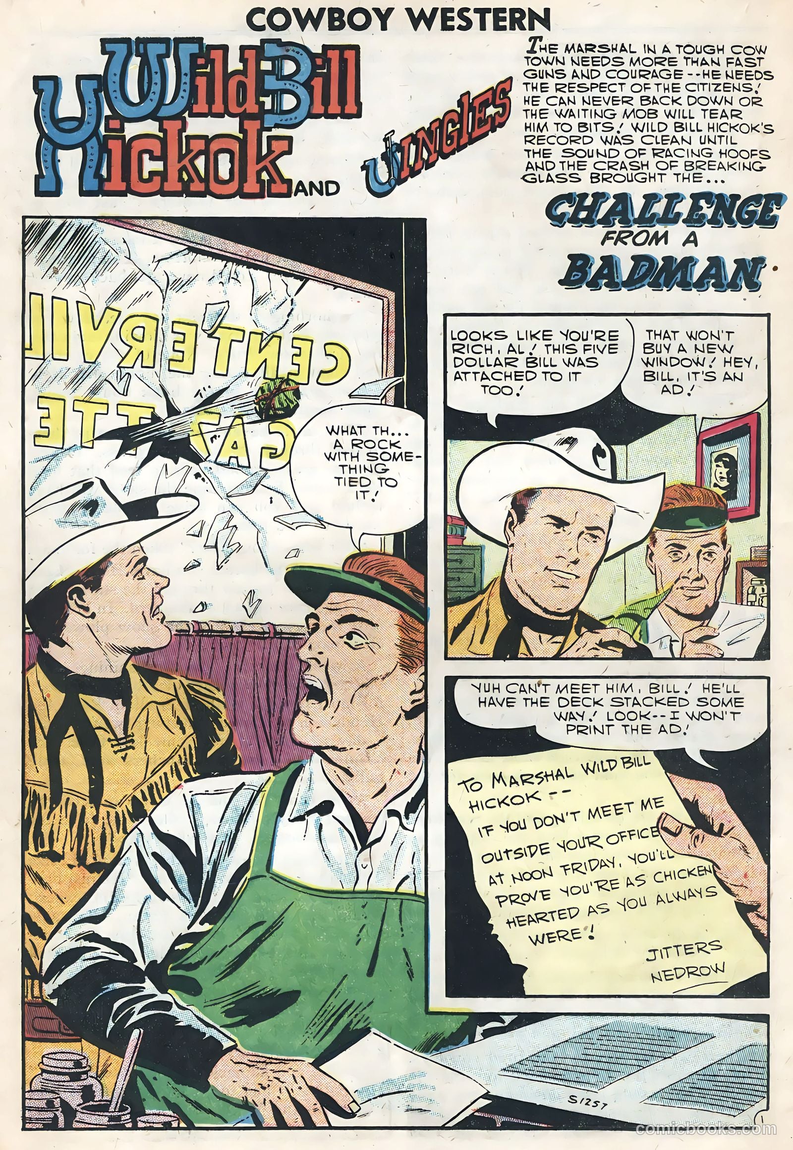 Cowboy Western #62 (1957) — page 20 of 36