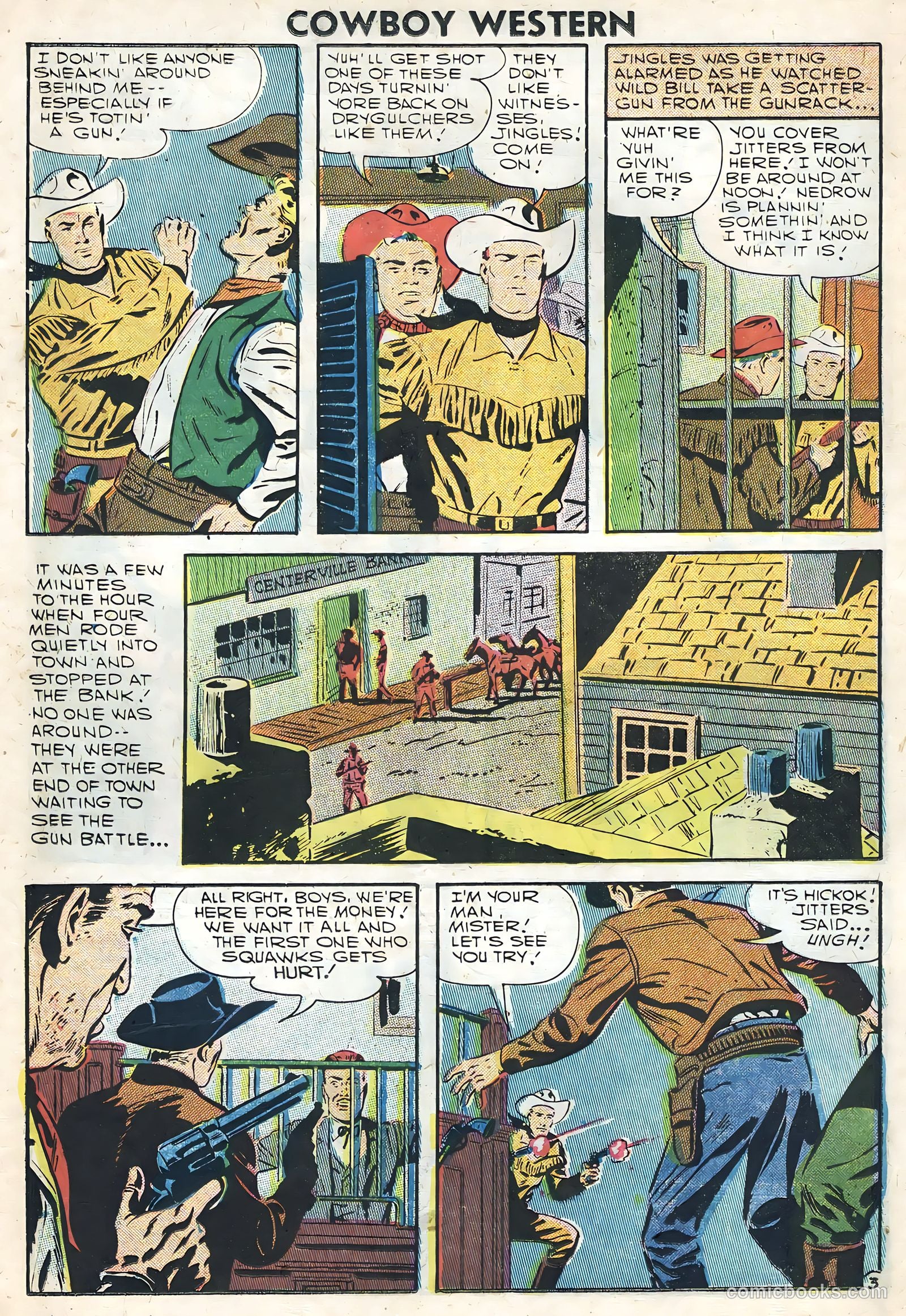 Cowboy Western #62 (1957) — page 22 of 36