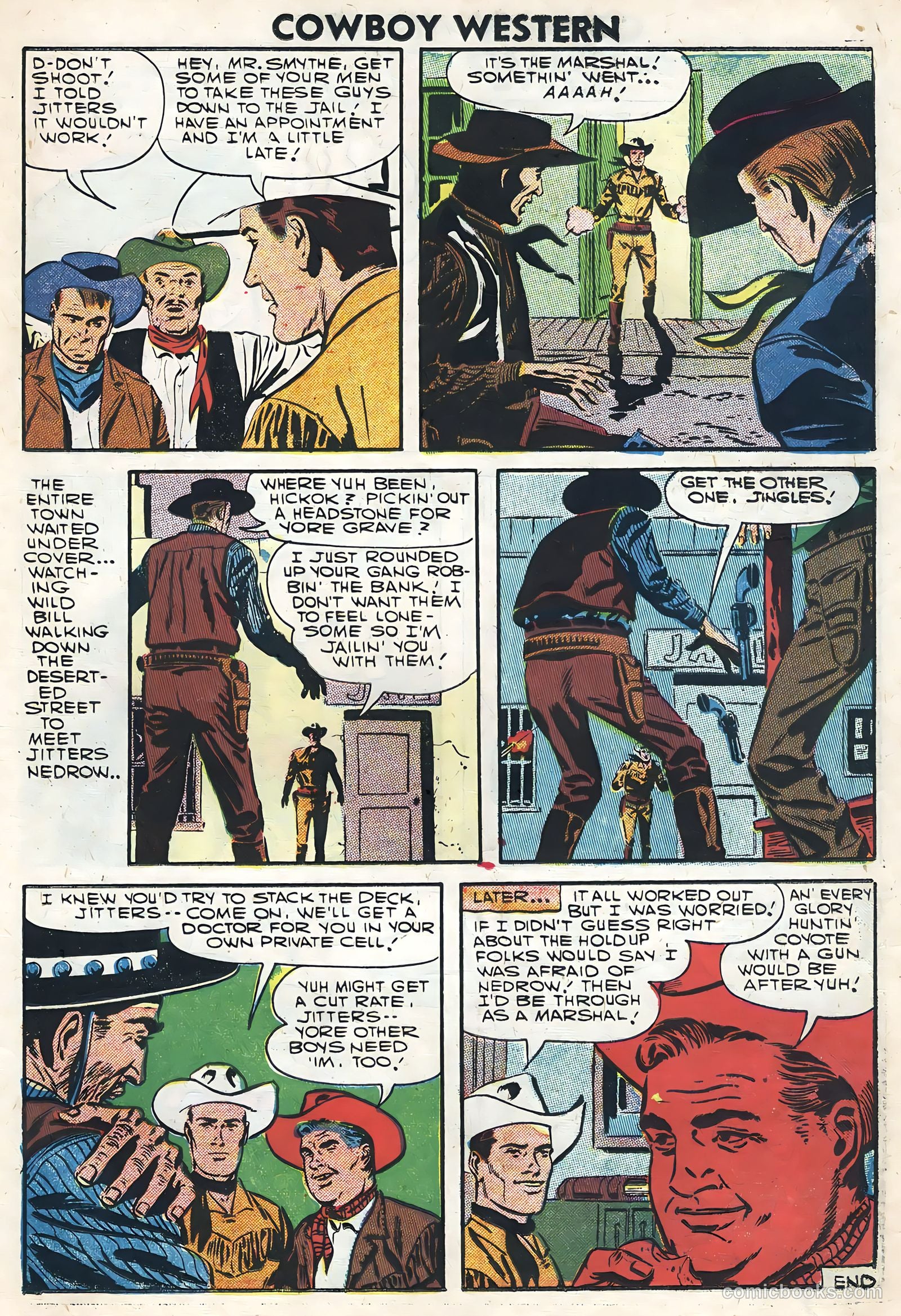Cowboy Western #62 (1957) — page 23 of 36