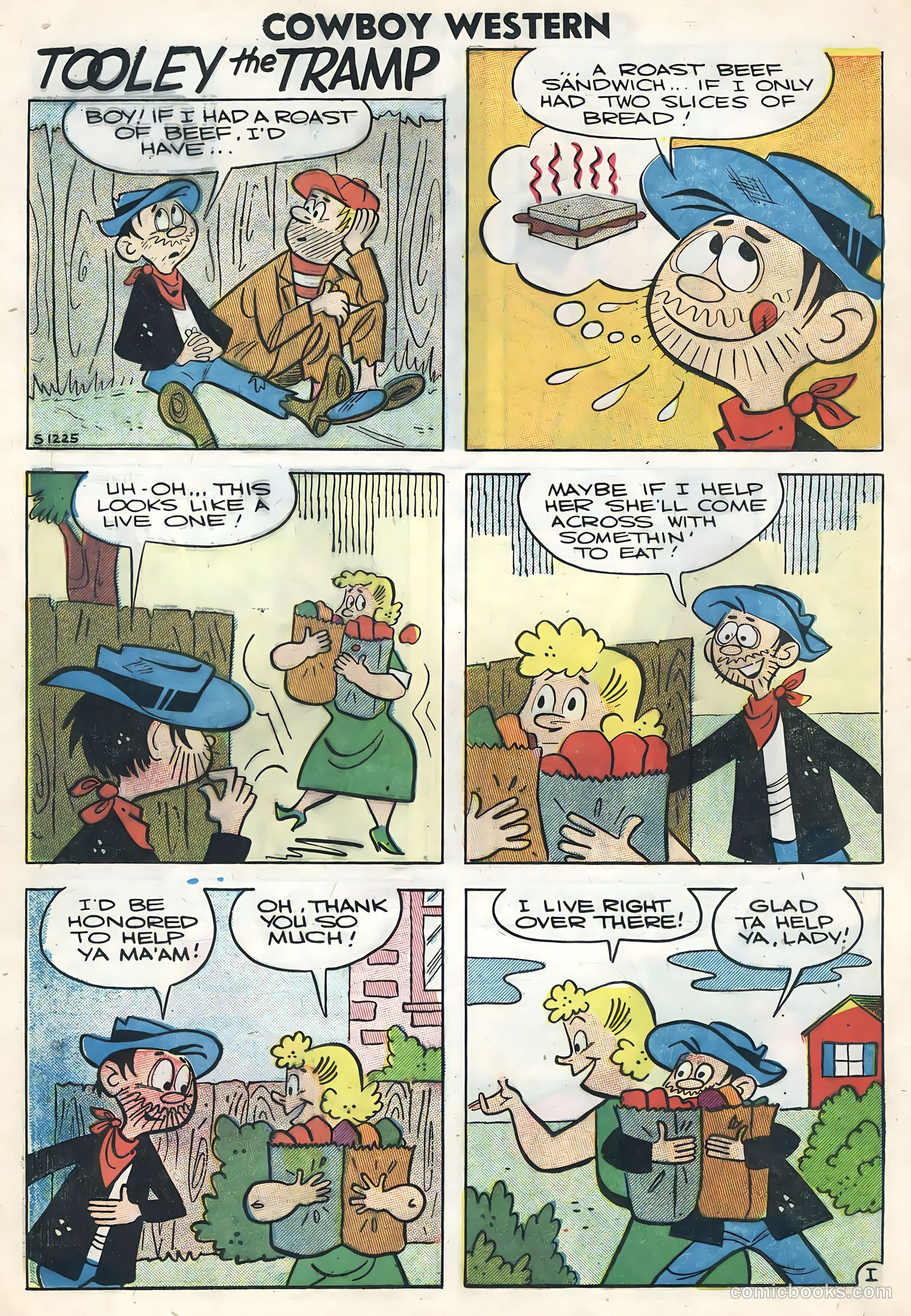 Cowboy Western #62 (1957) — page 24 of 36