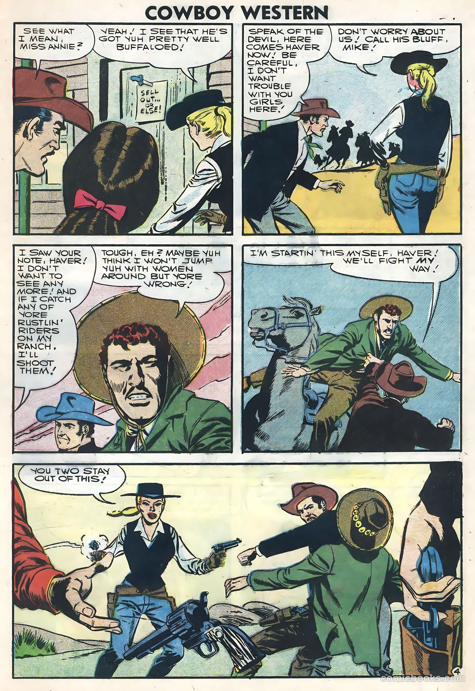 Cowboy Western #62 (1957) — page 29 of 36