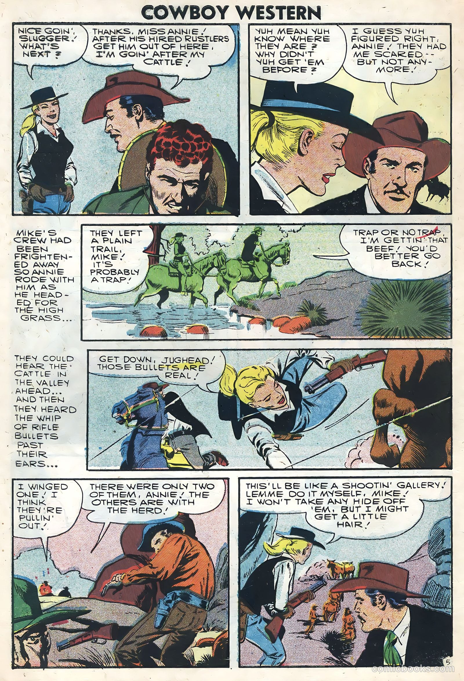 Cowboy Western #62 (1957) — page 30 of 36