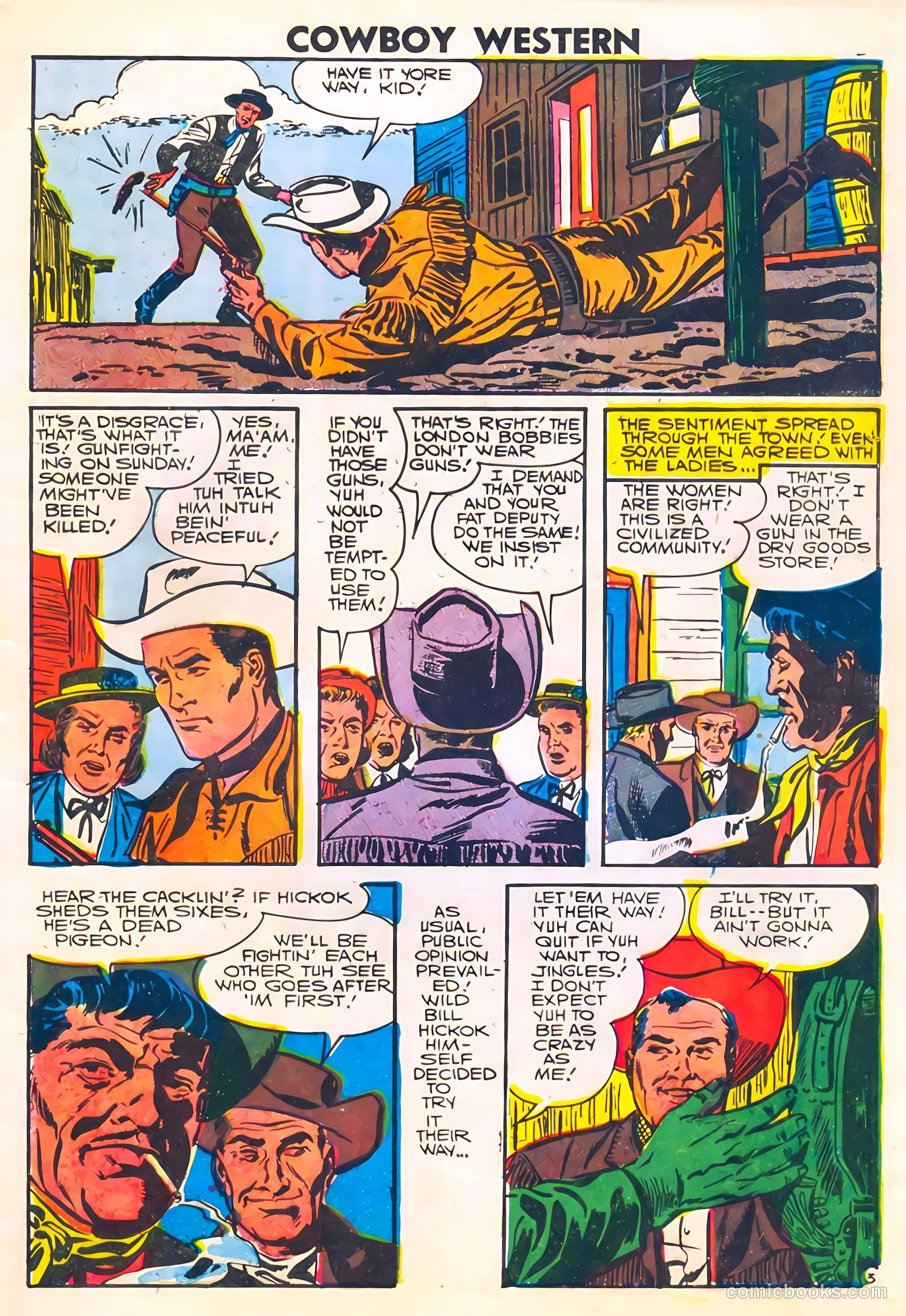 Cowboy Western #63 (1957) — page 5 of 36