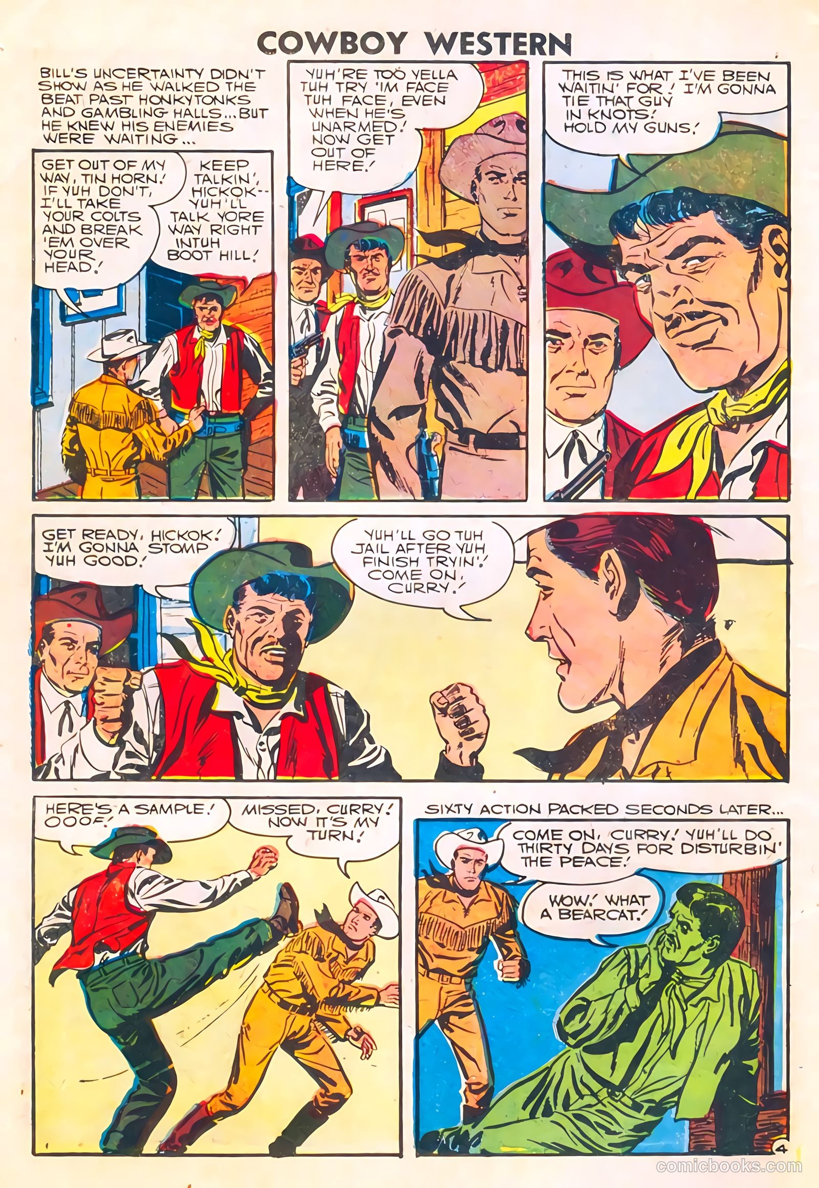 Cowboy Western #63 (1957) — page 6 of 36