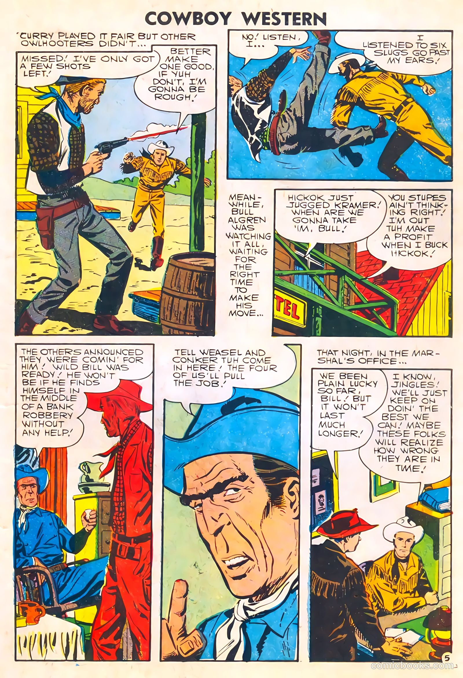 Cowboy Western #63 (1957) — page 7 of 36
