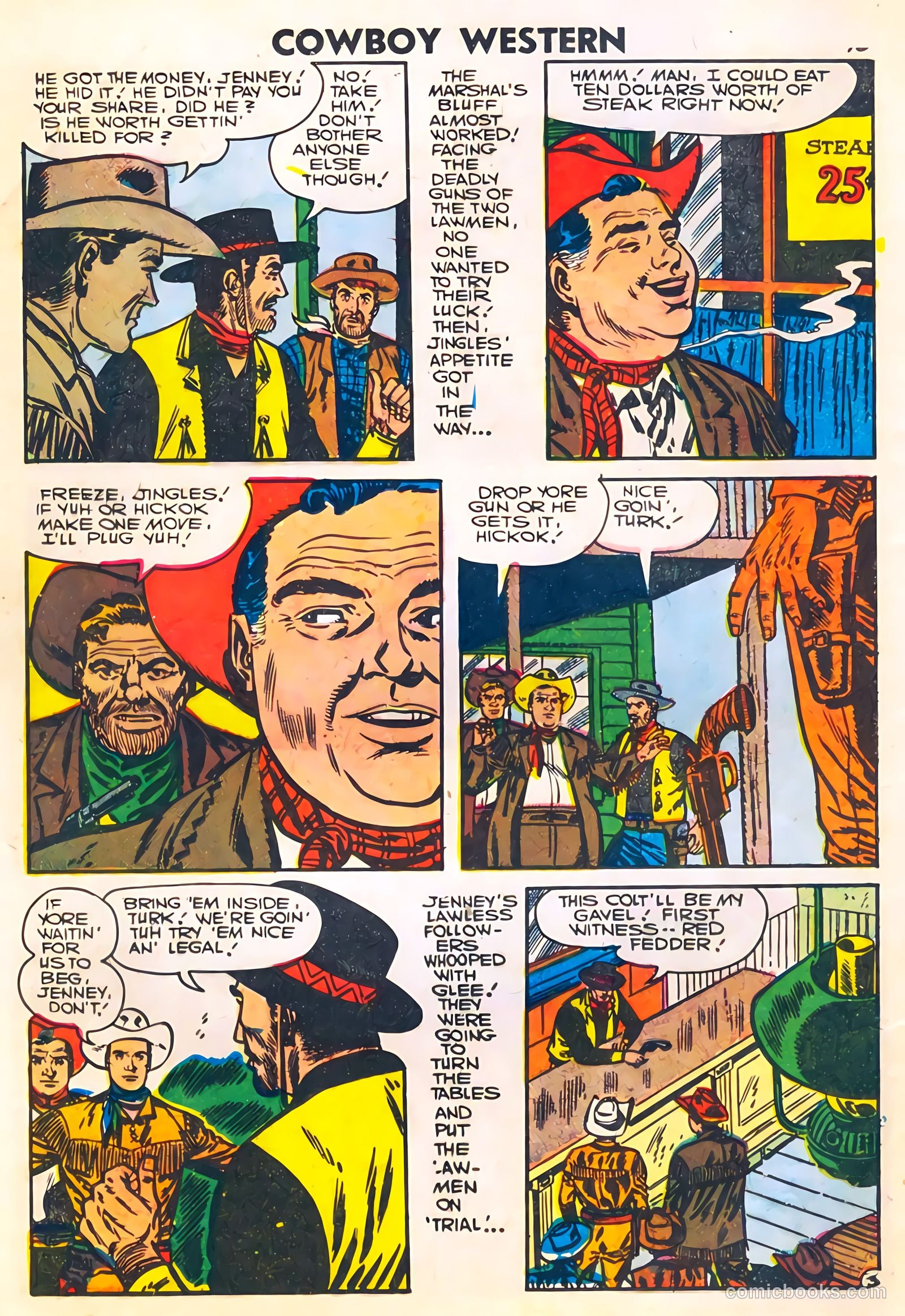 Cowboy Western #63 (1957) — page 12 of 36