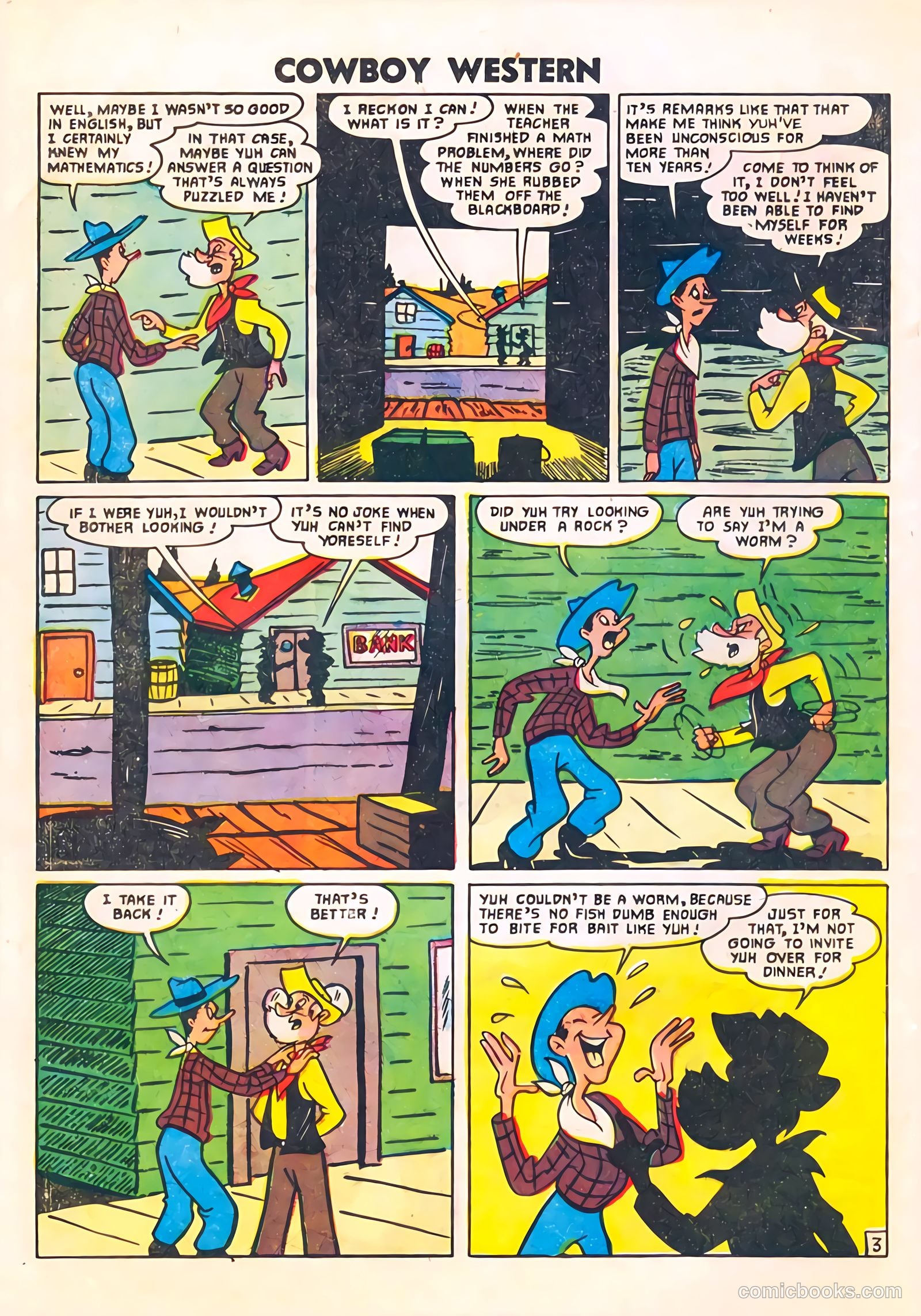 Cowboy Western #63 (1957) — page 20 of 36