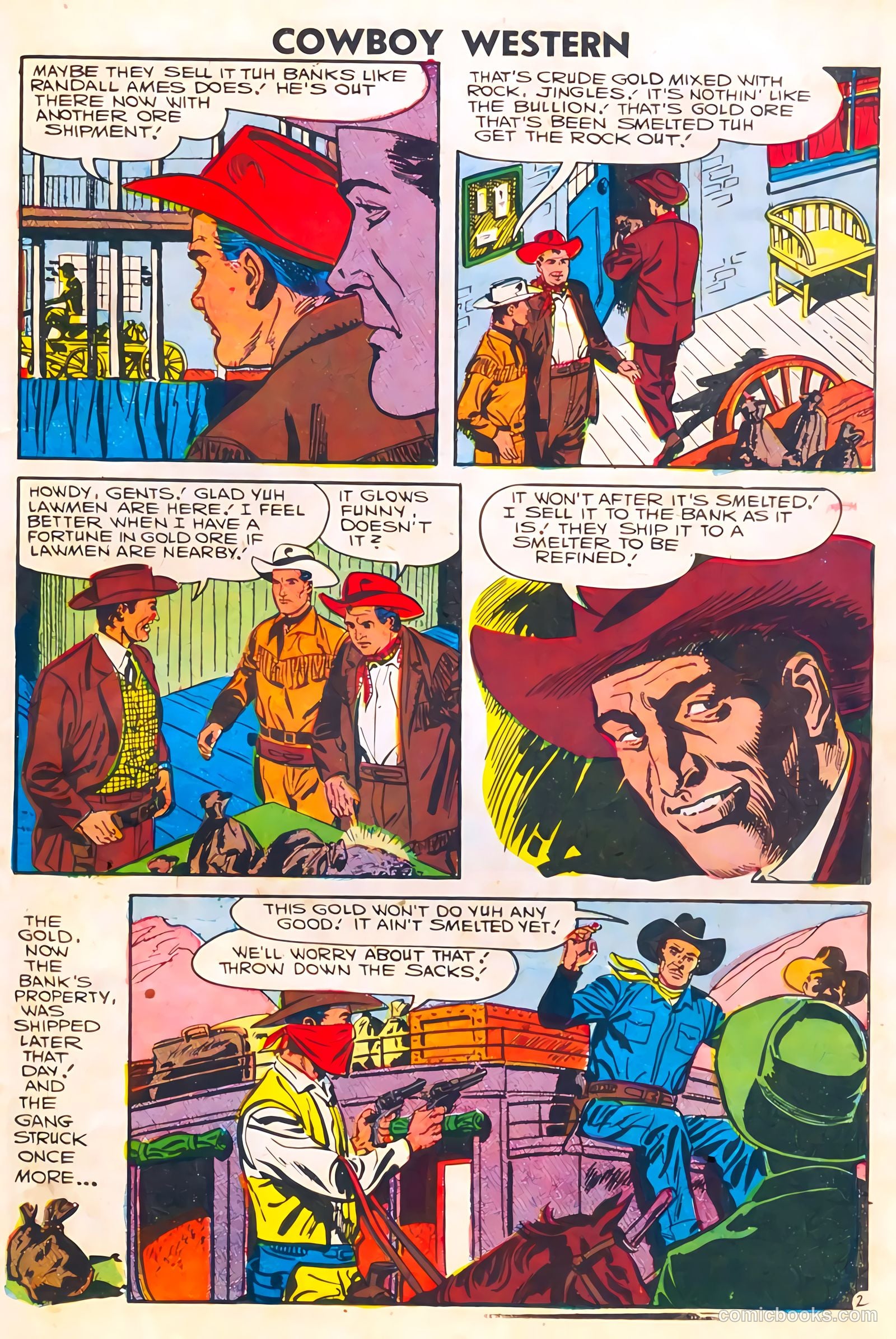 Cowboy Western #63 (1957) — page 23 of 36