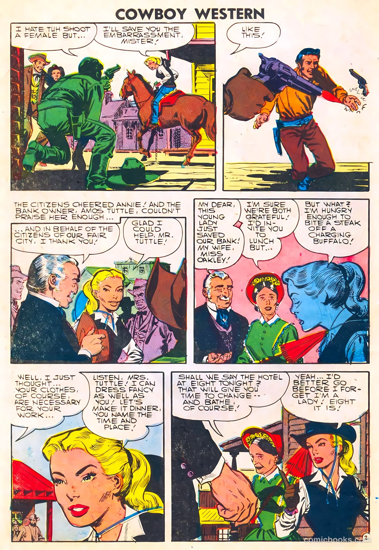 Cowboy Western #63 (1957) — page 30 of 36
