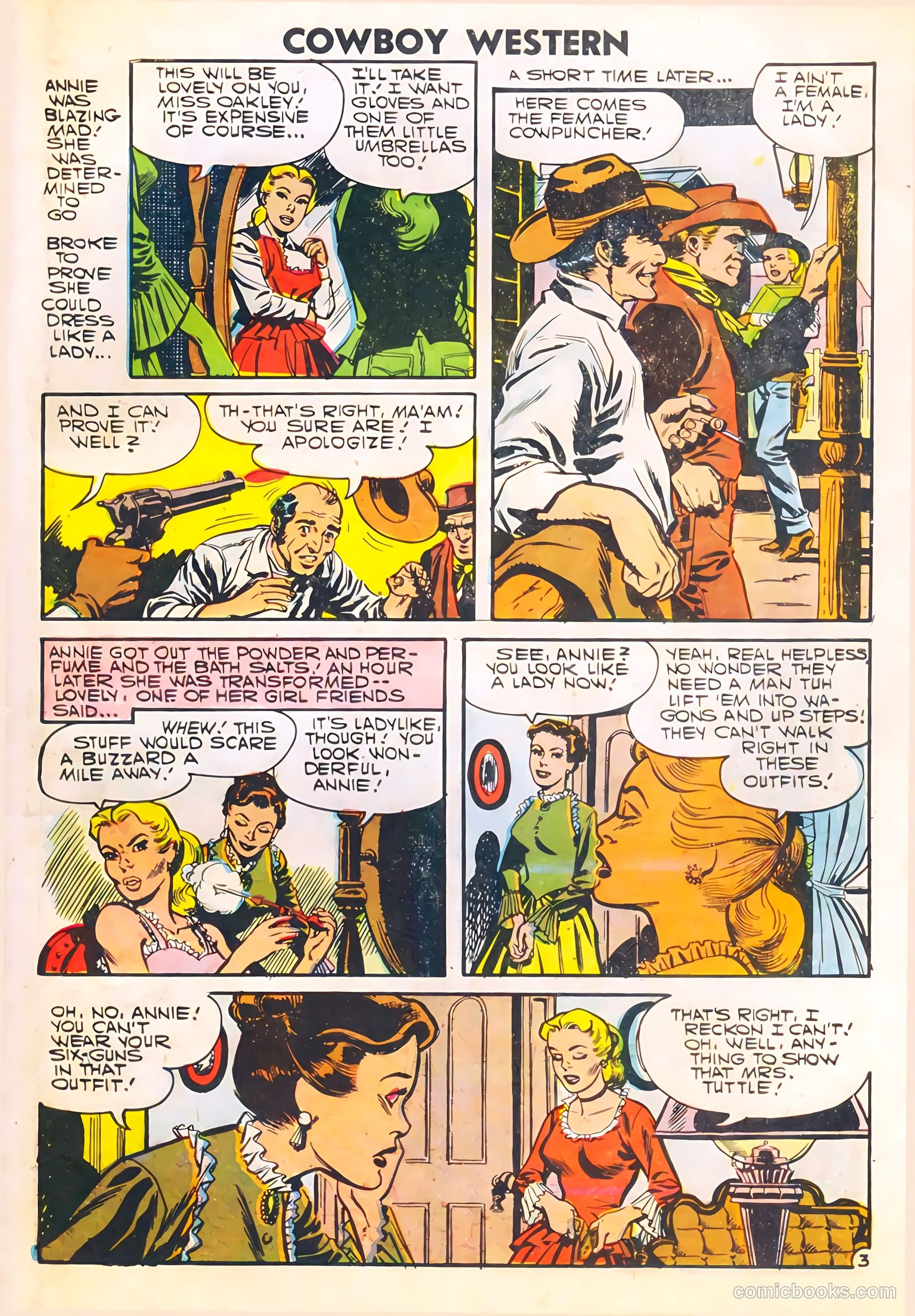 Cowboy Western #63 (1957) — page 31 of 36