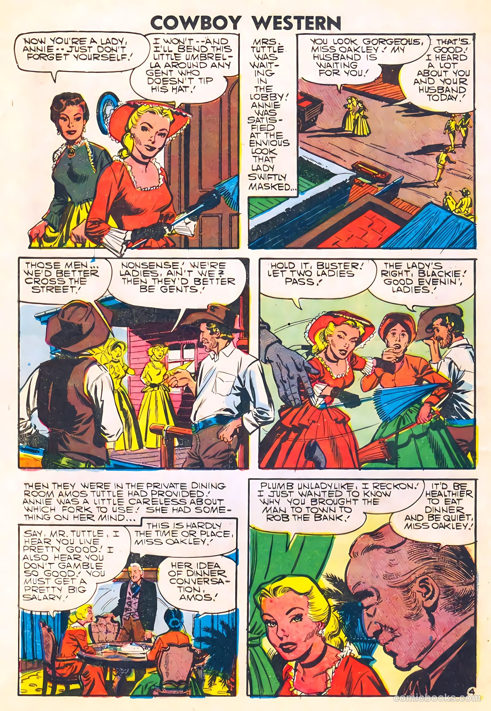 Cowboy Western #63 (1957) — page 32 of 36