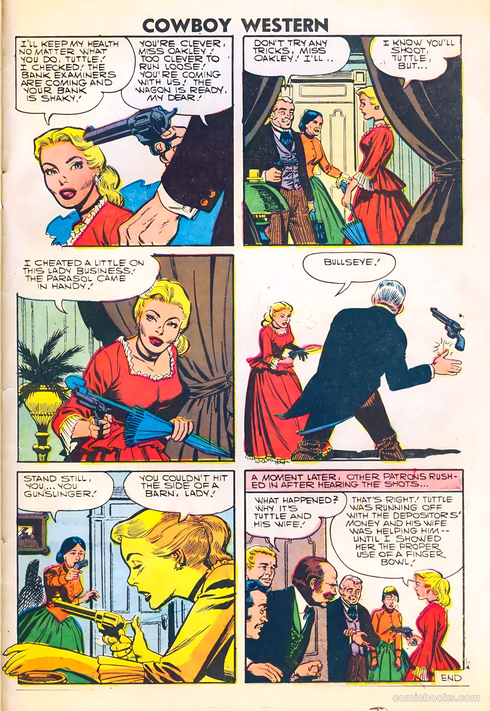 Cowboy Western #63 (1957) — page 33 of 36