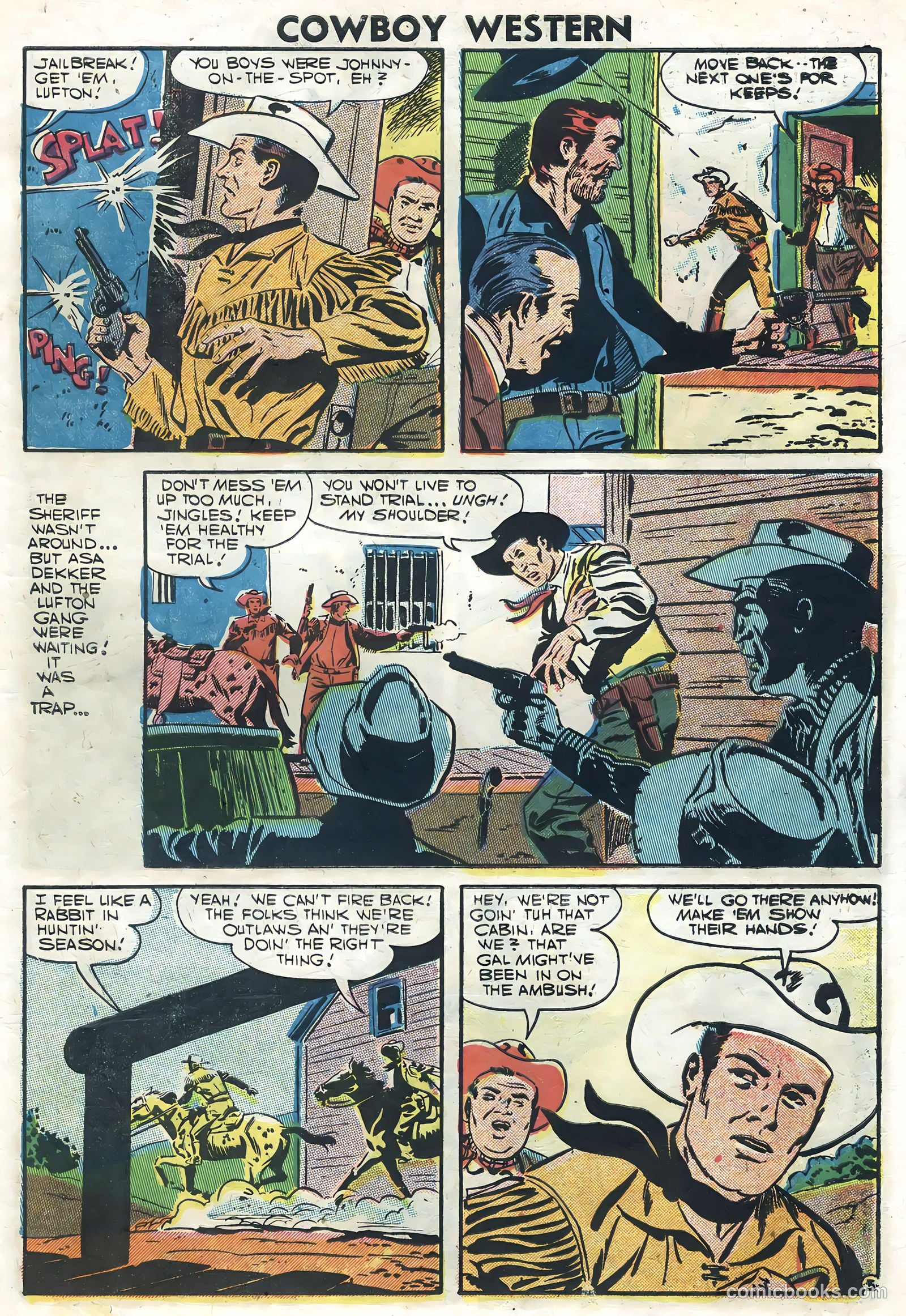 Cowboy Western #64 (1957) — page 7 of 36