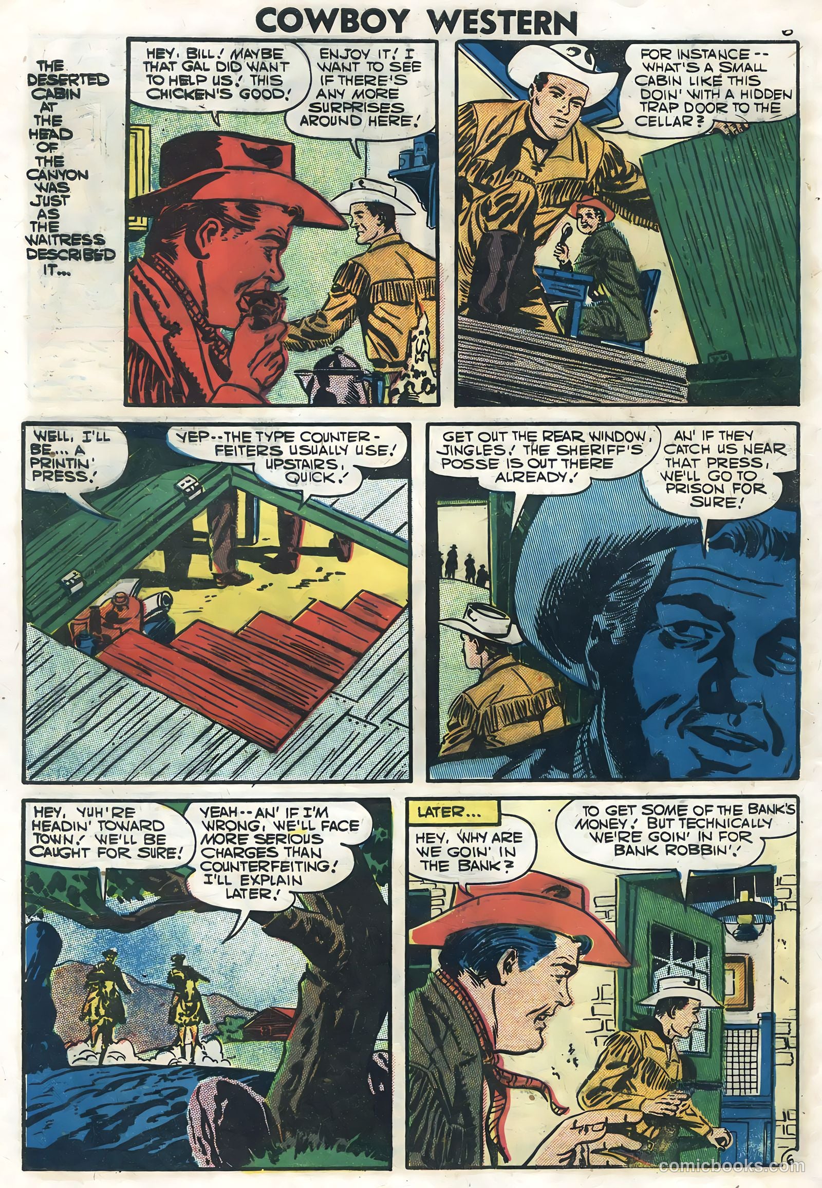 Cowboy Western #64 (1957) — page 8 of 36