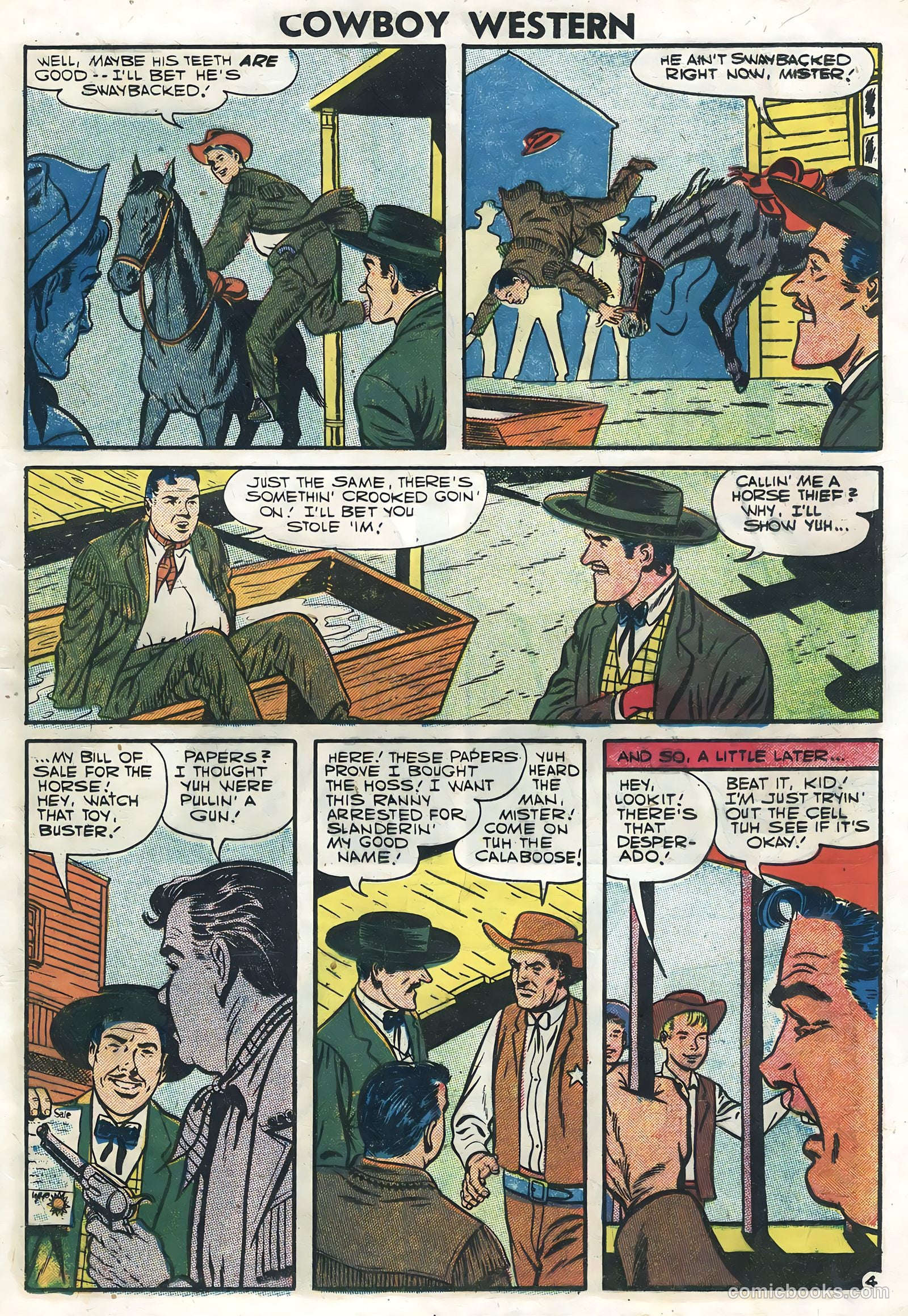 Cowboy Western #64 (1957) — page 13 of 36