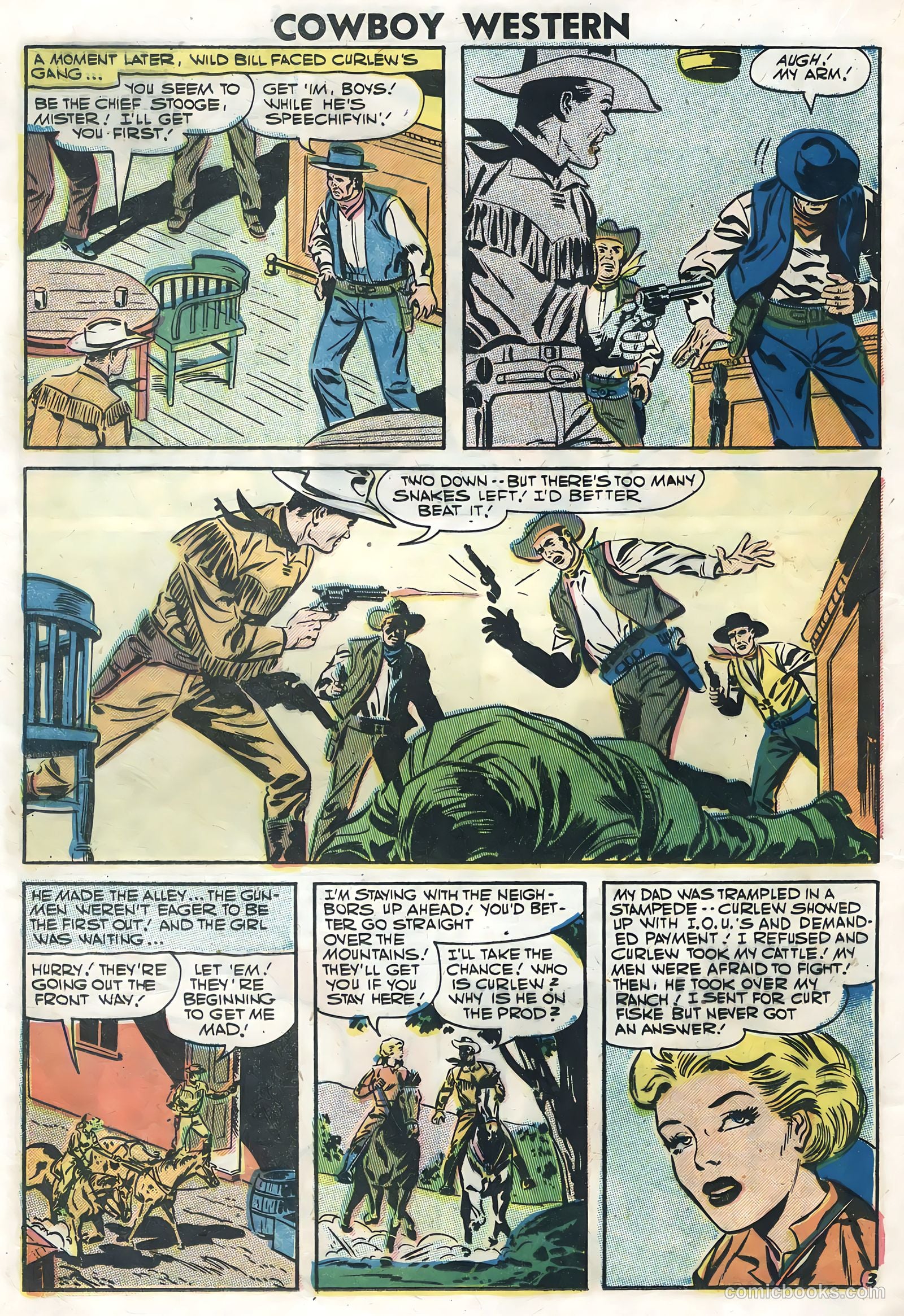 Cowboy Western #64 (1957) — page 20 of 36