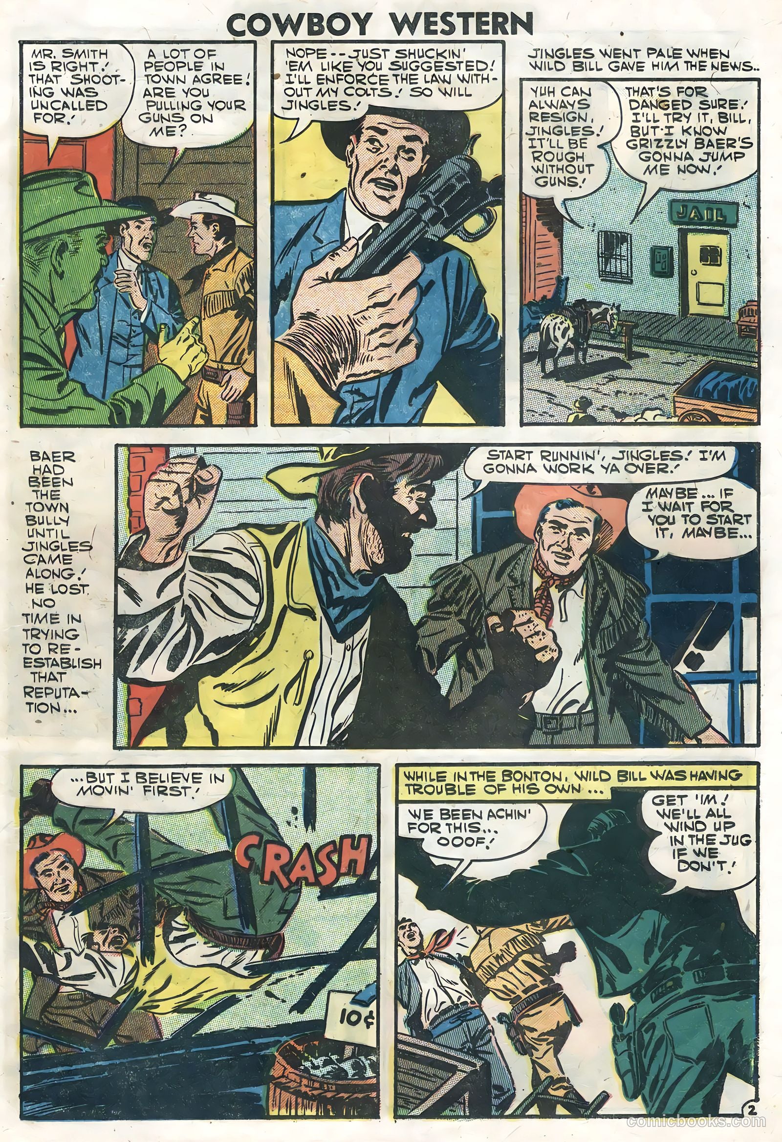 Cowboy Western #64 (1957) — page 25 of 36