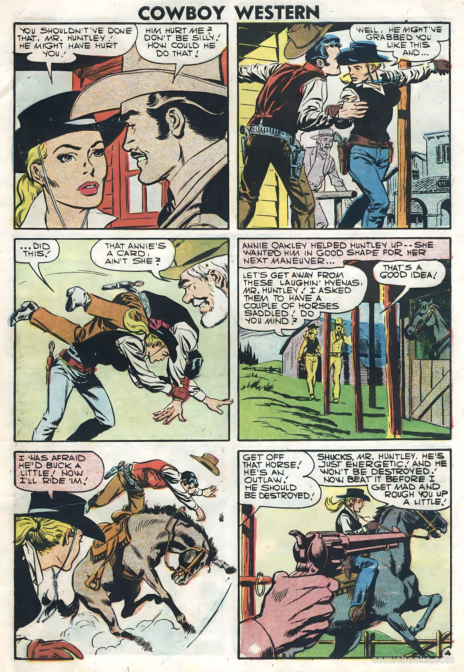Cowboy Western #64 (1957) — page 31 of 36