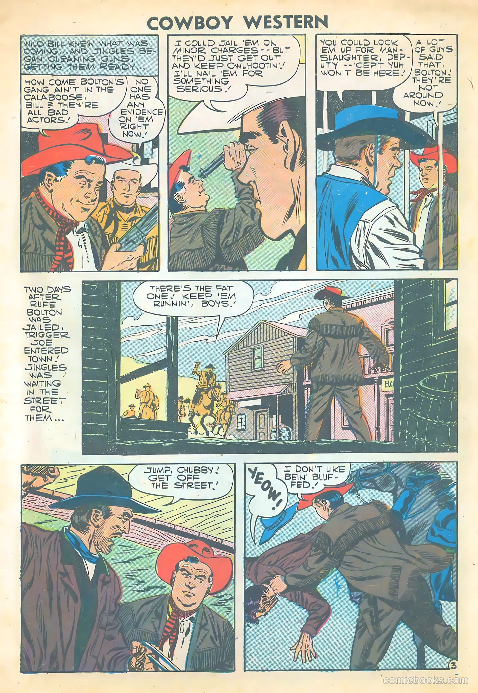 Cowboy Western #65 (1957) — page 5 of 36