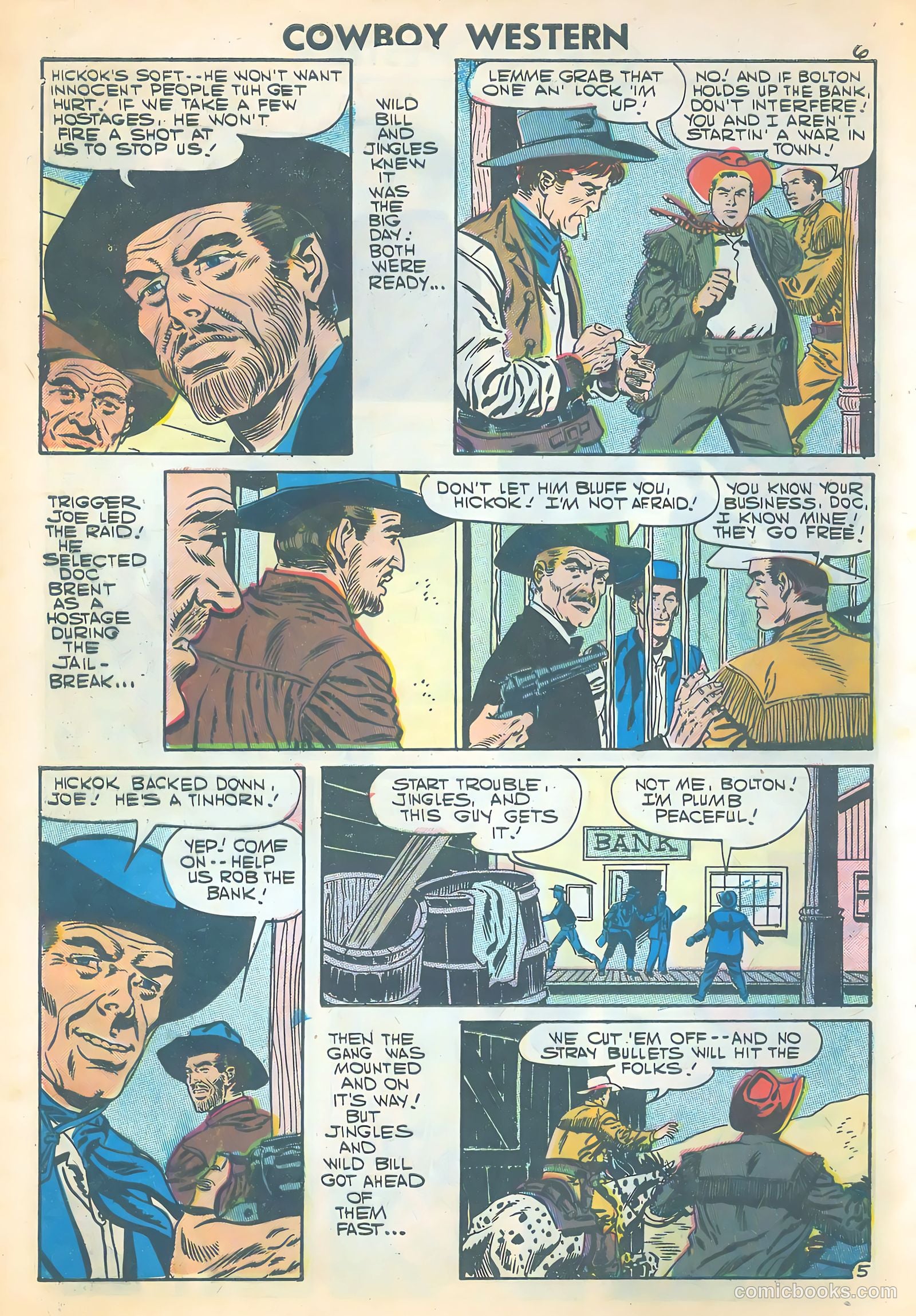 Cowboy Western #65 (1957) — page 8 of 36
