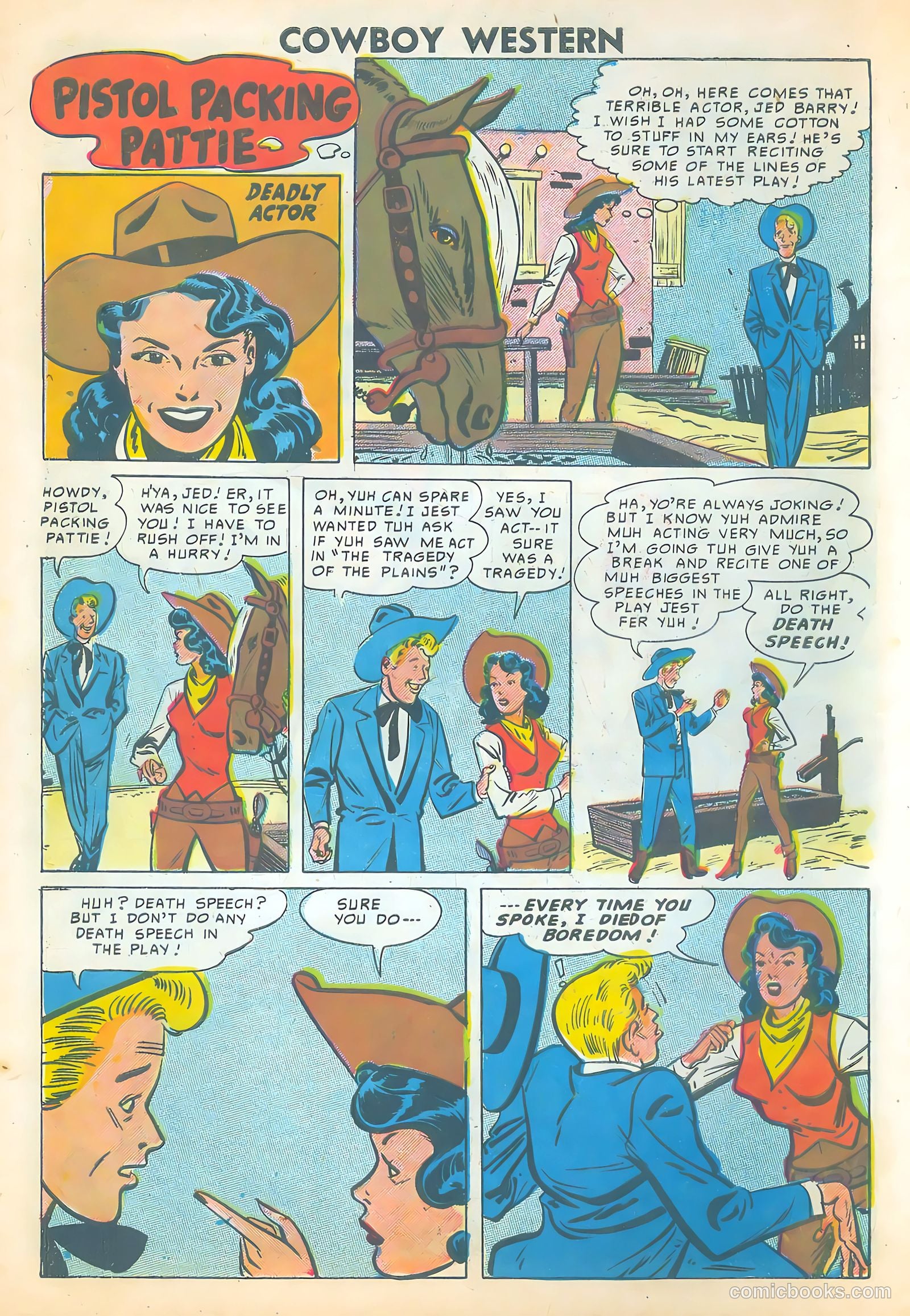 Cowboy Western #65 (1957) — page 10 of 36