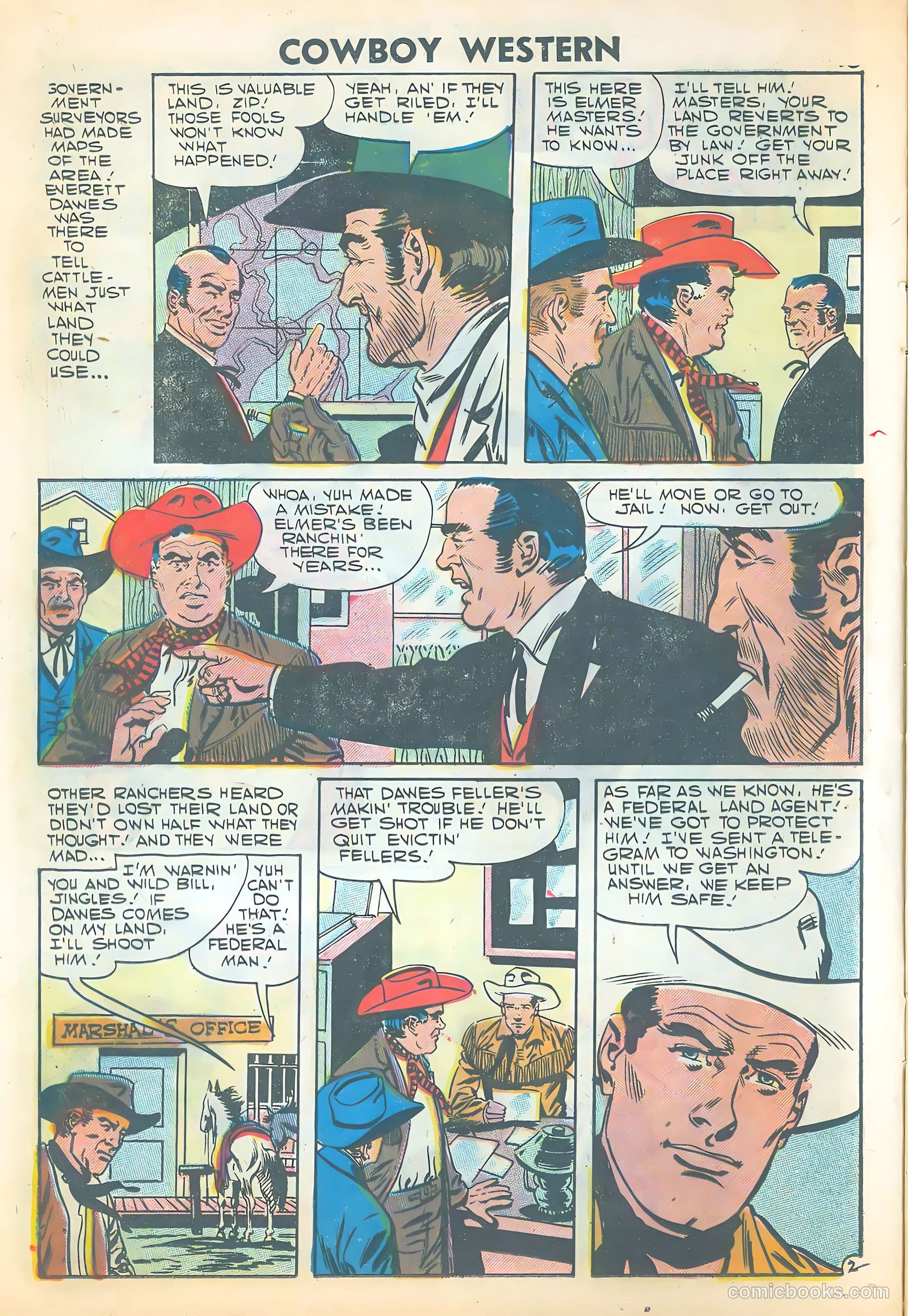 Cowboy Western #65 (1957) — page 12 of 36