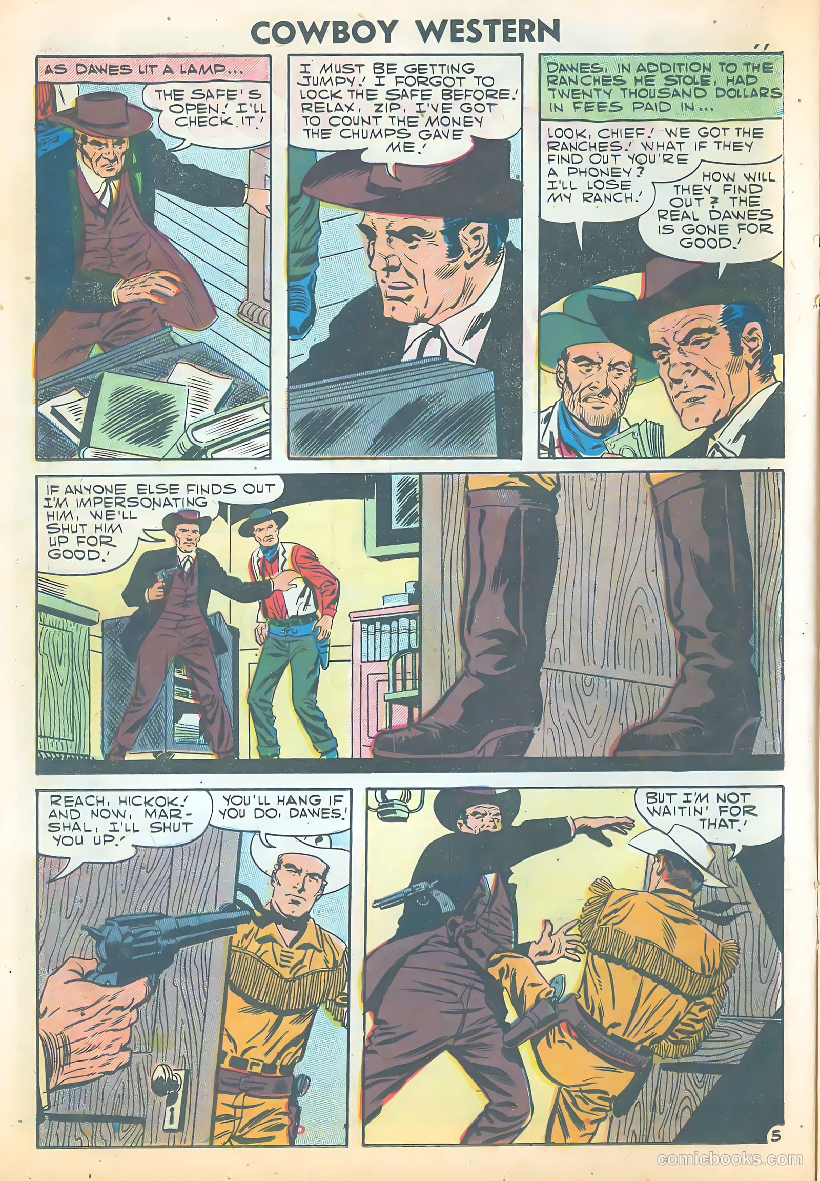 Cowboy Western #65 (1957) — page 16 of 36