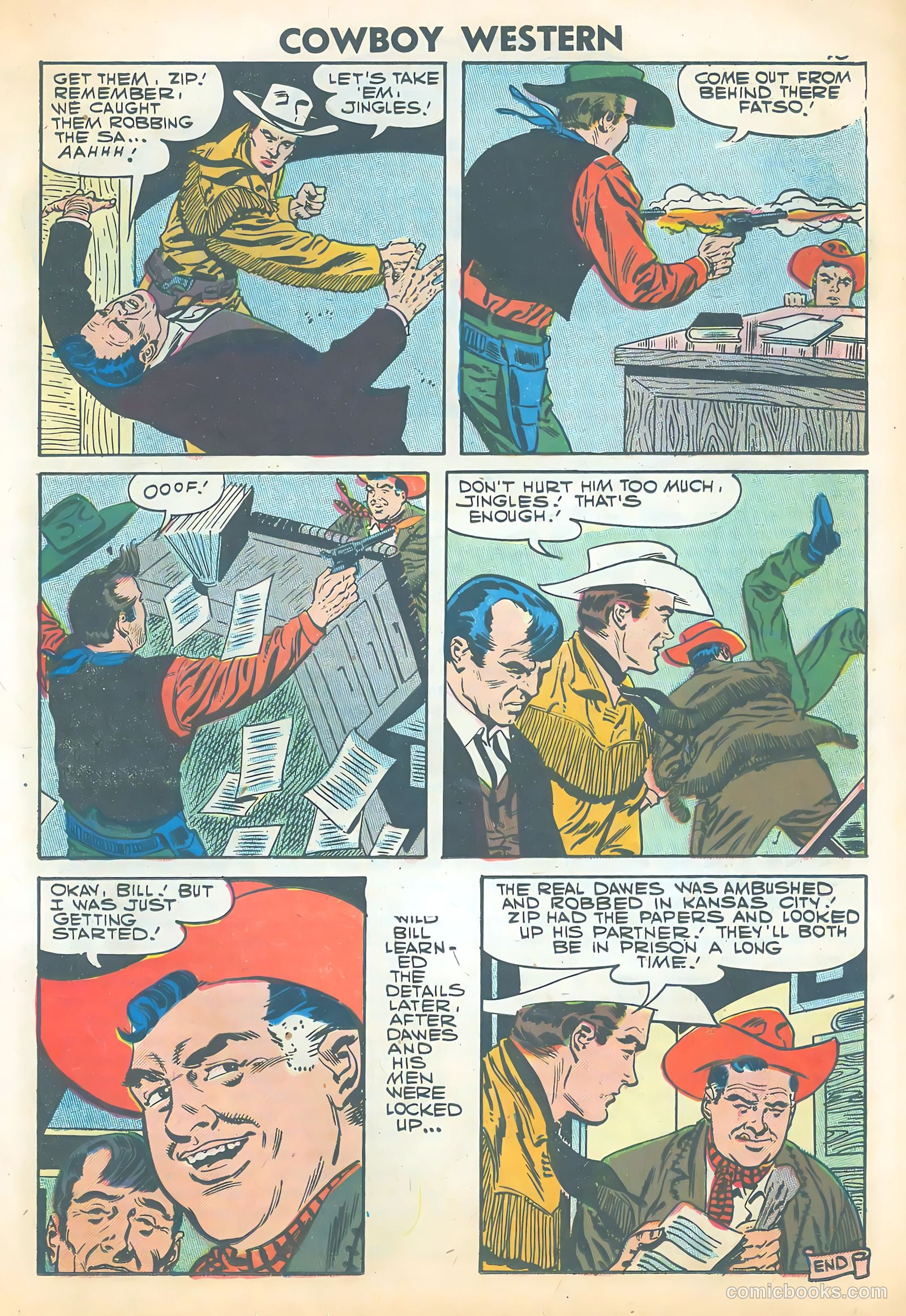 Cowboy Western #65 (1957) — page 17 of 36