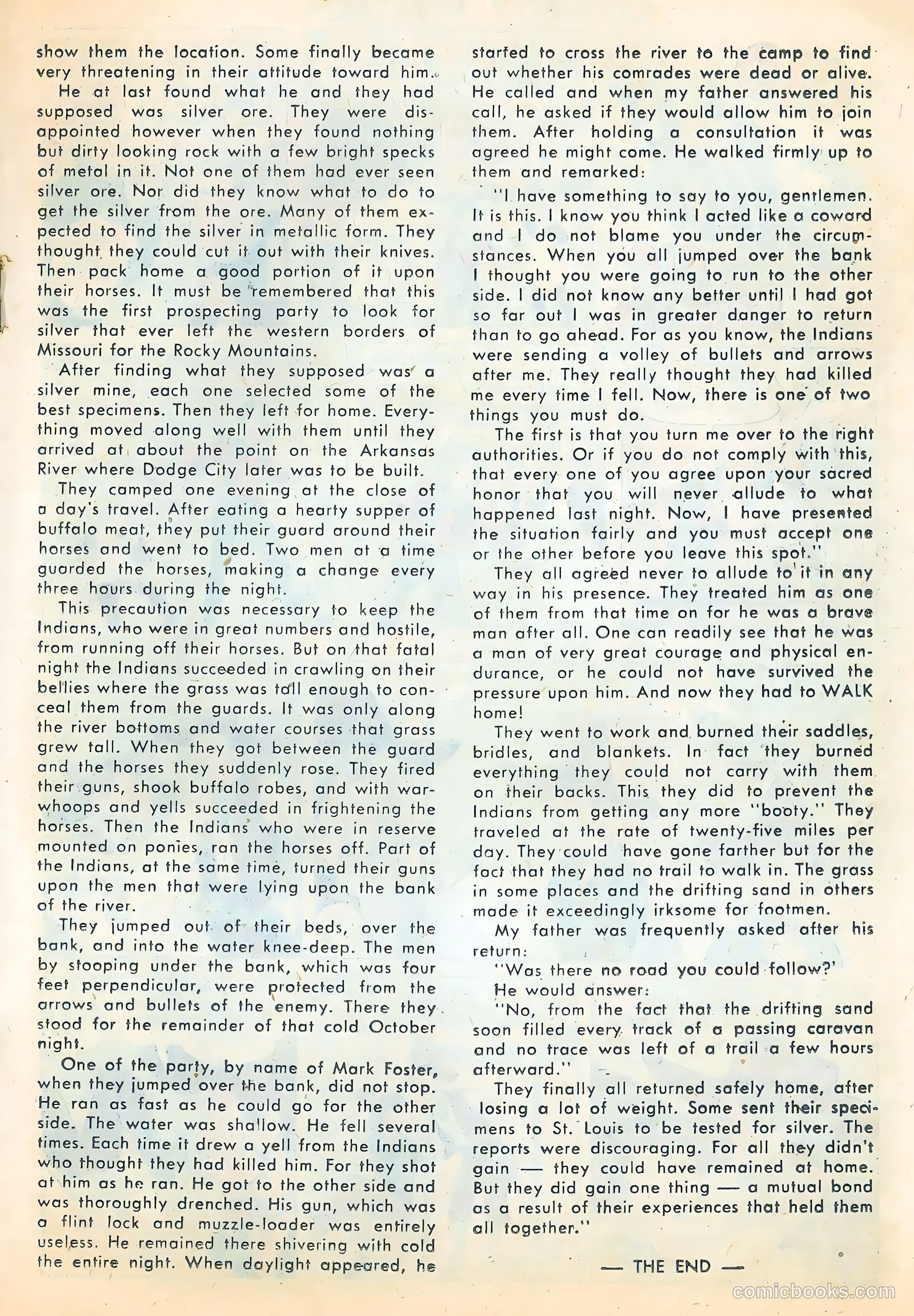 Cowboy Western #65 (1957) — page 19 of 36