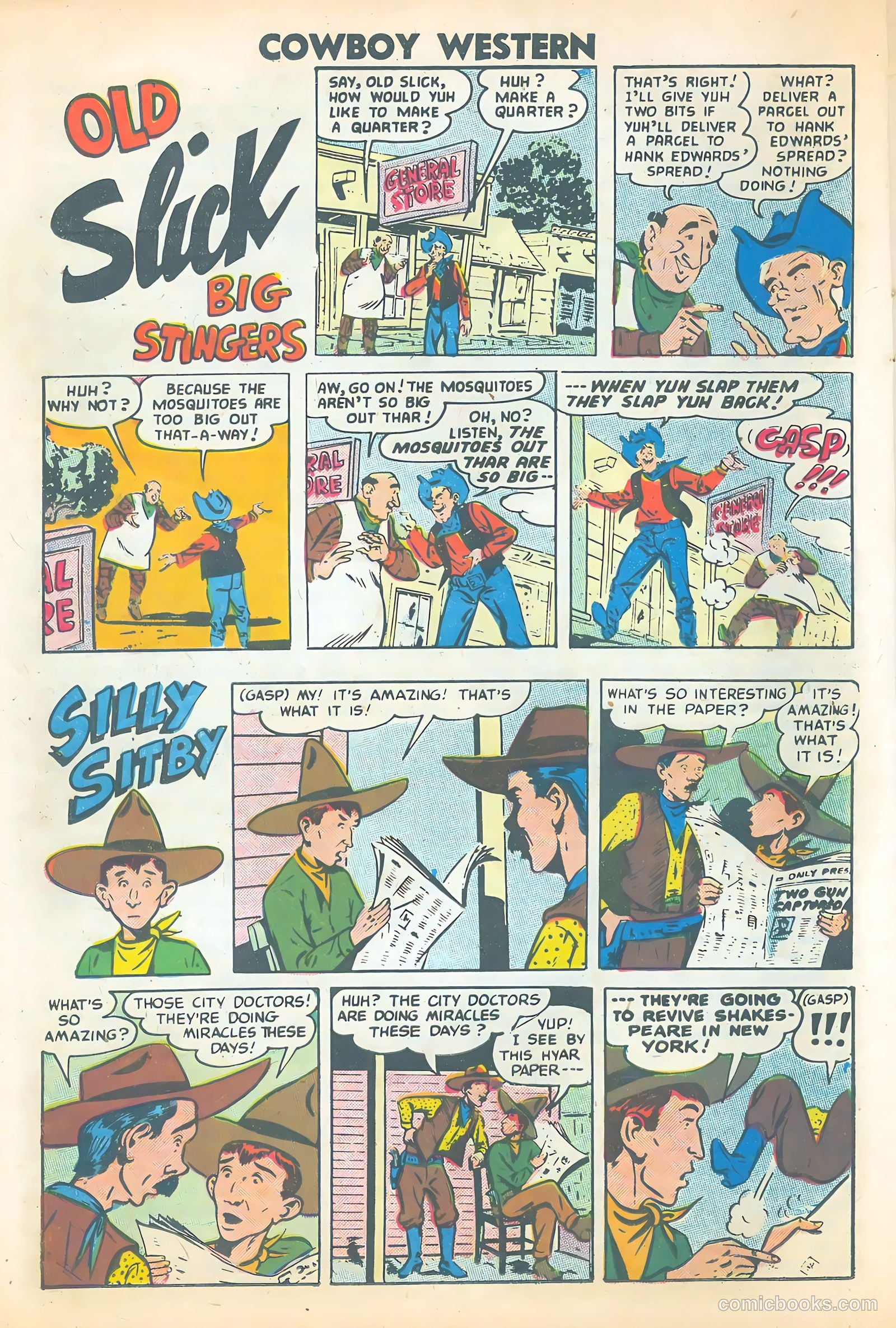 Cowboy Western #65 (1957) — page 20 of 36