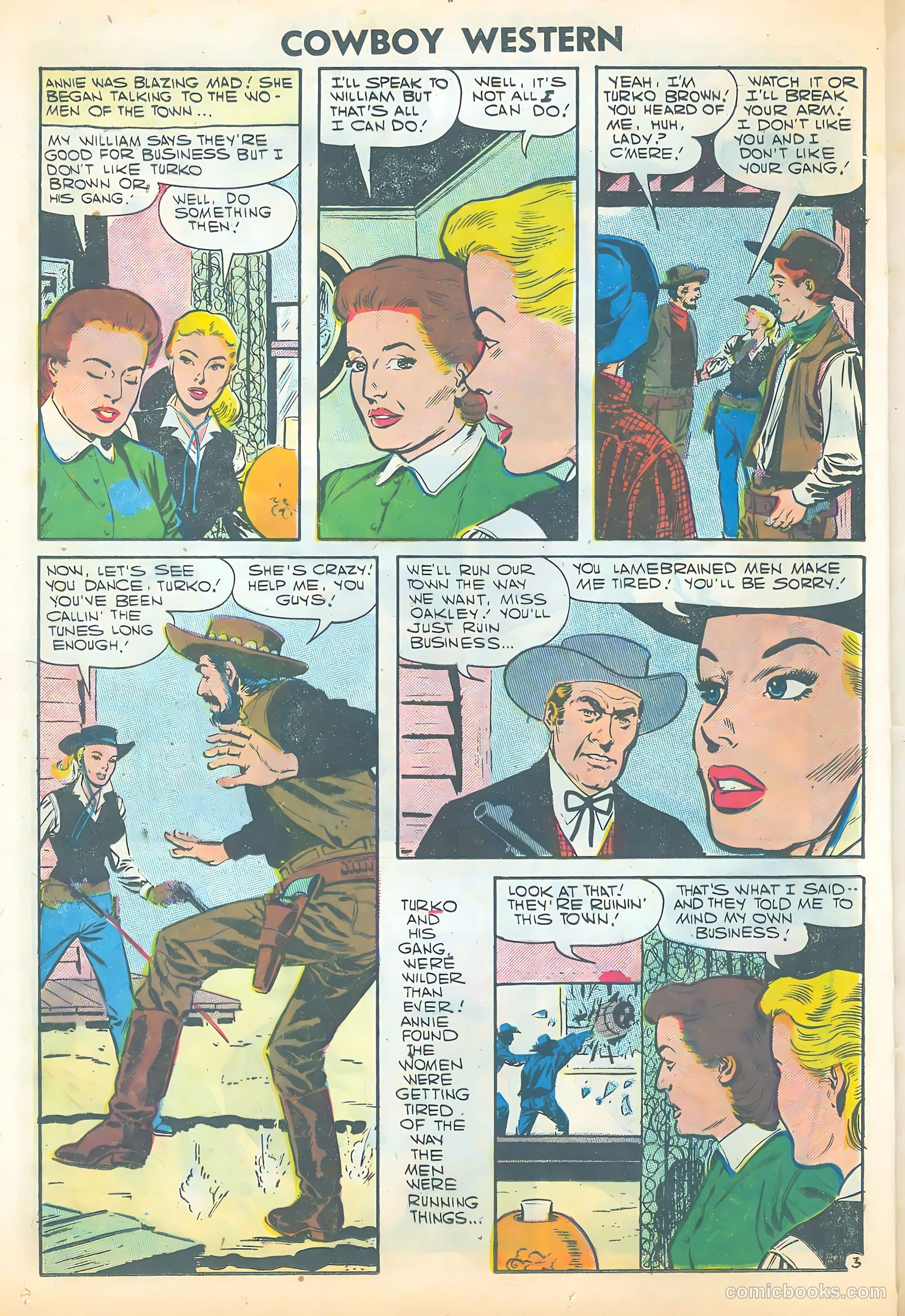 Cowboy Western #65 (1957) — page 24 of 36