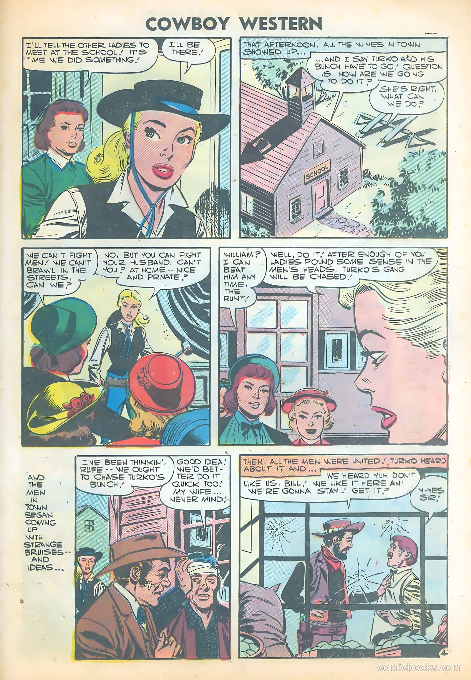 Cowboy Western #65 (1957) — page 25 of 36
