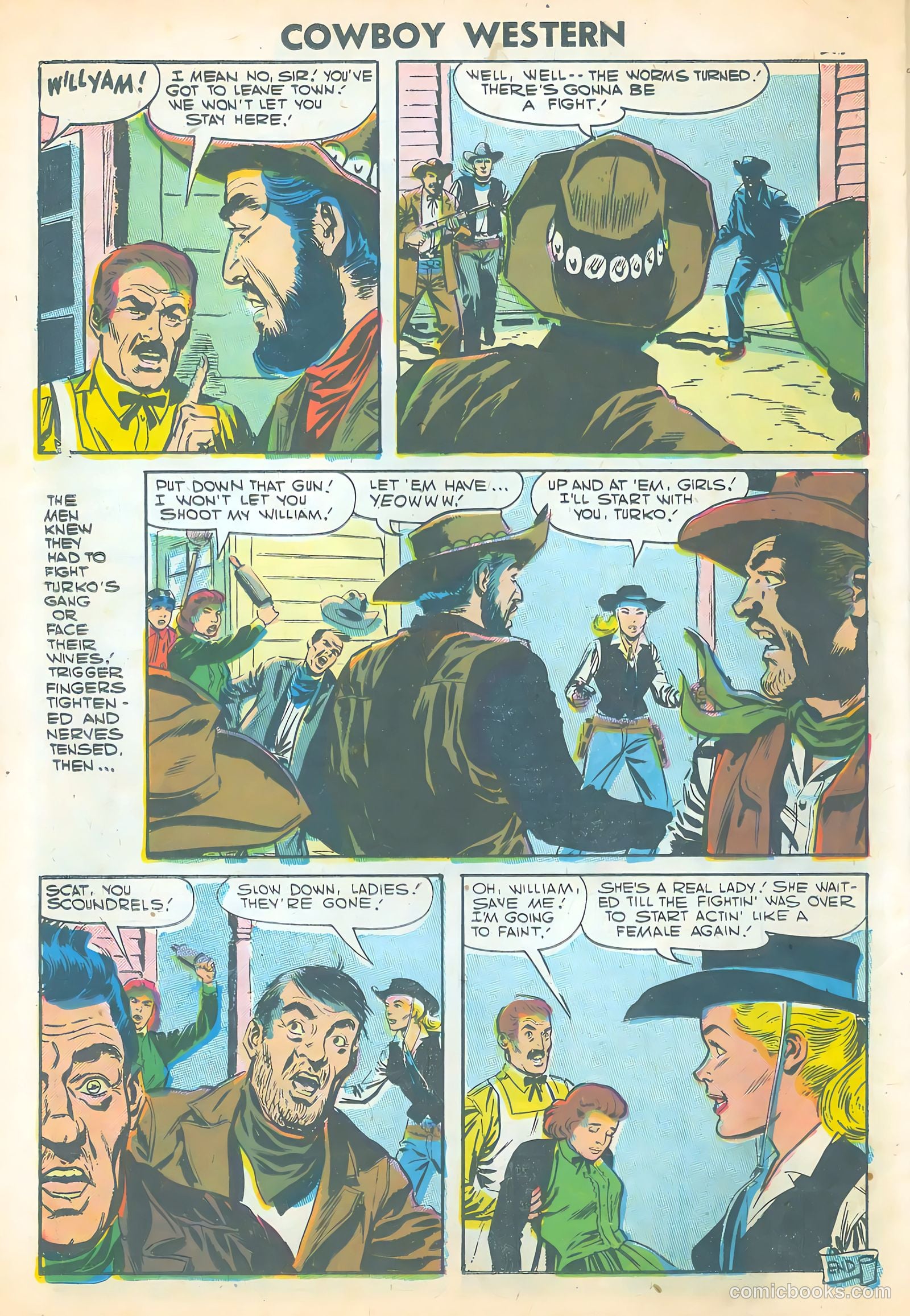 Cowboy Western #65 (1957) — page 26 of 36