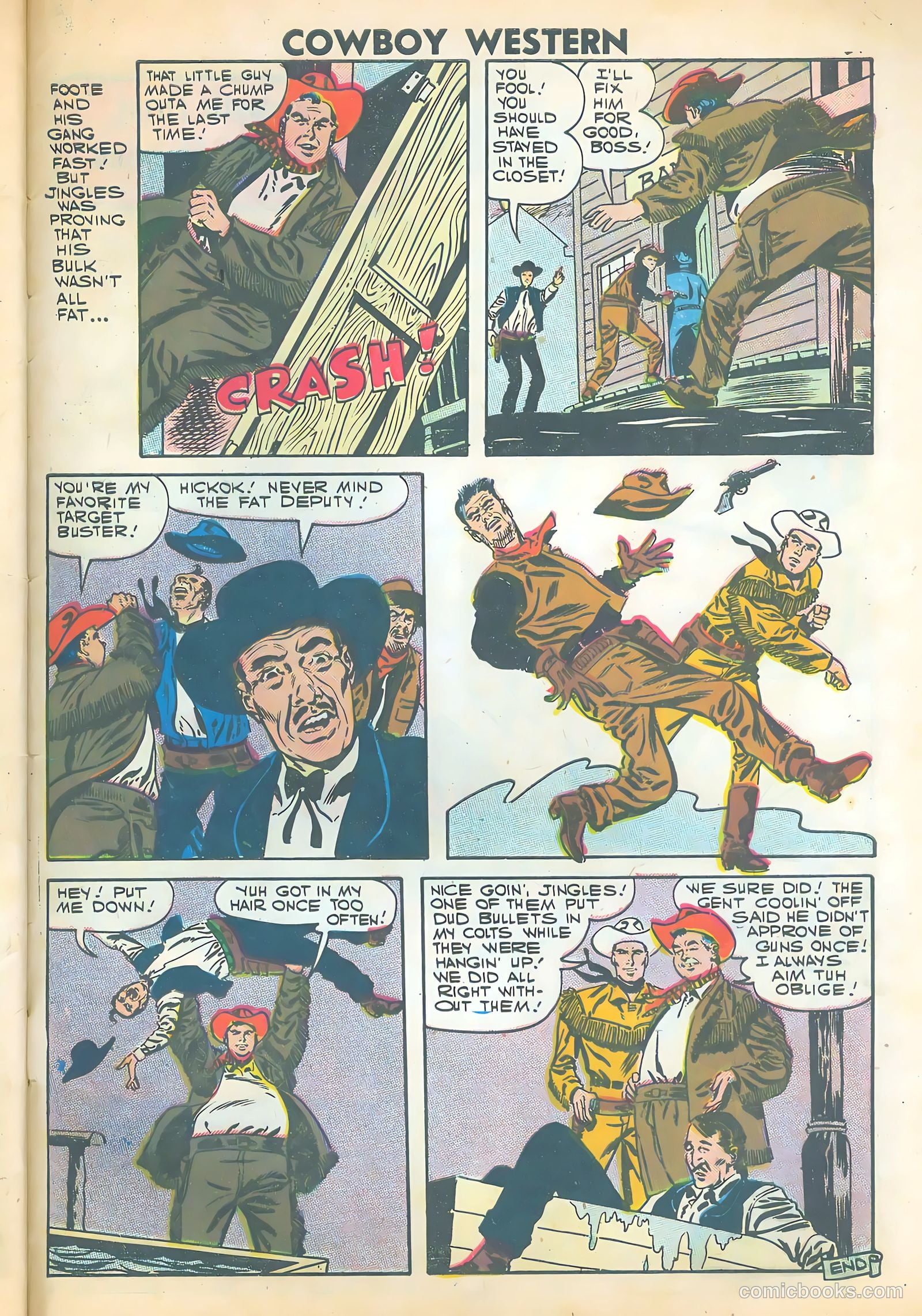 Cowboy Western #65 (1957) — page 33 of 36